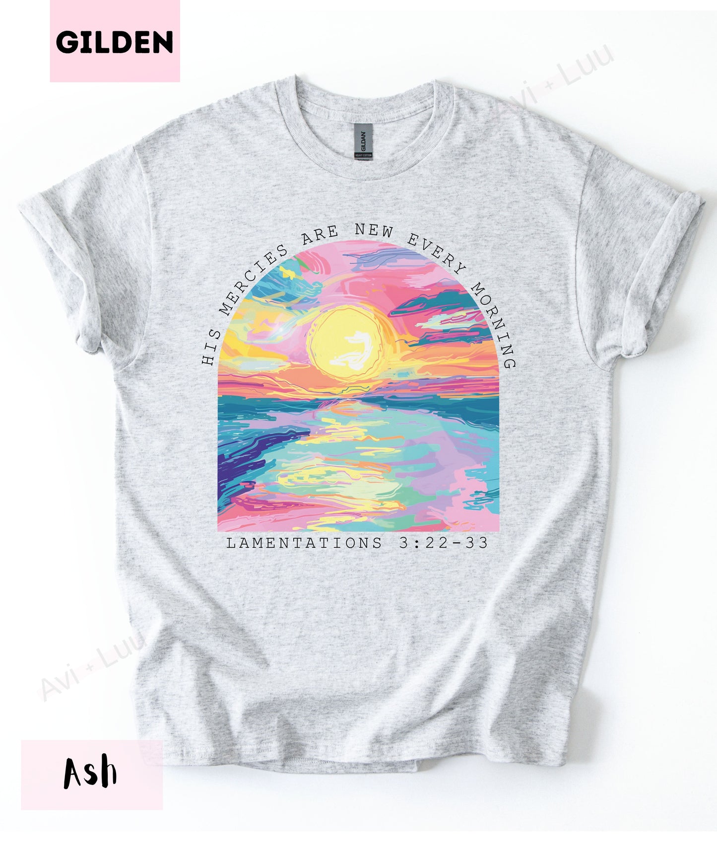 Colorful Sunset | Gilden Unisex T-Shirt