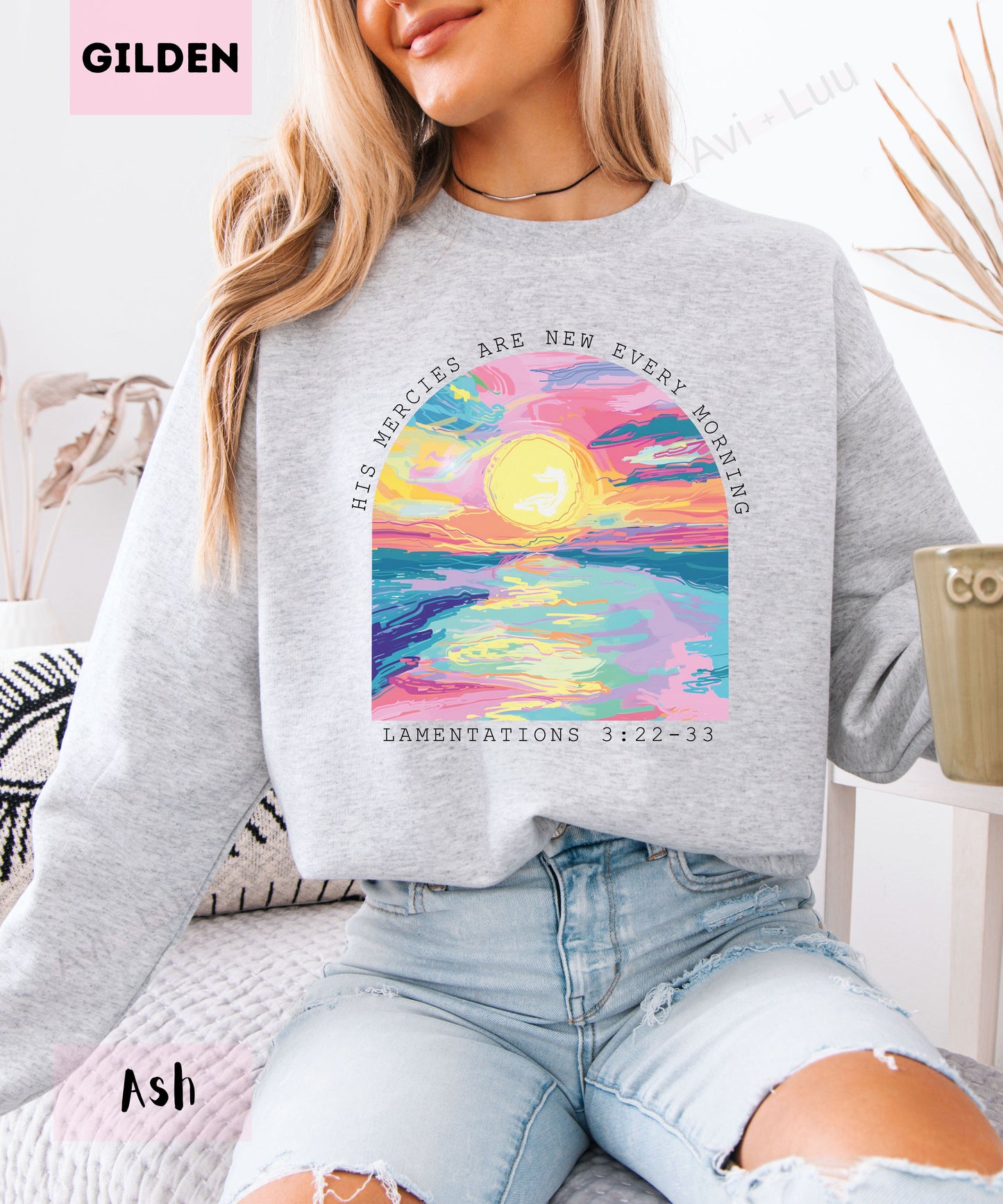 Colorful Sunset | Gilden Unisex Sweatshirt