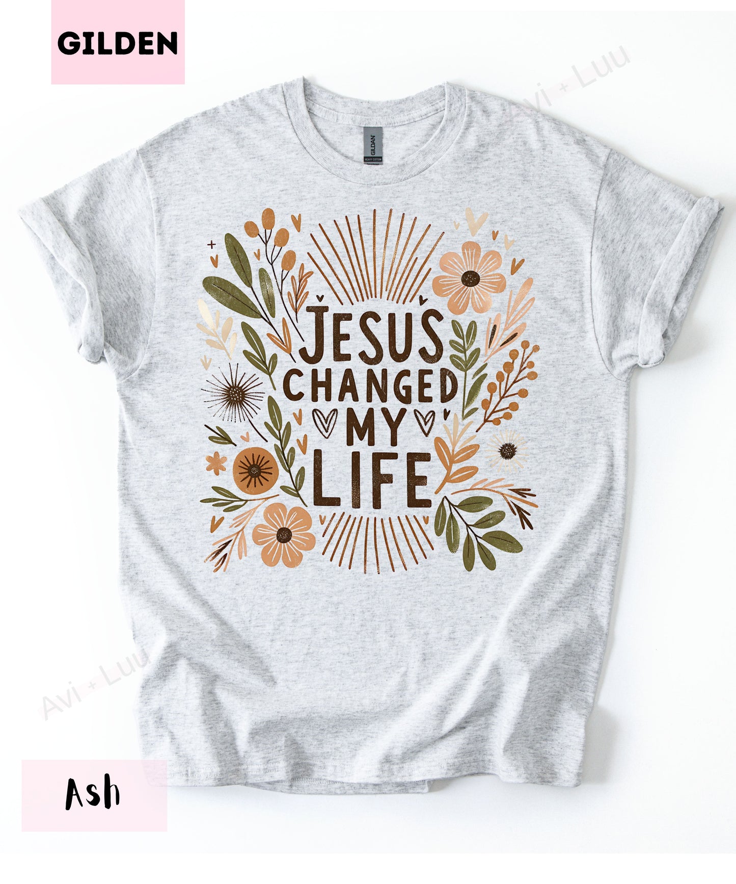 Jesus Changed My Life | Gilden Unisex T-Shirt