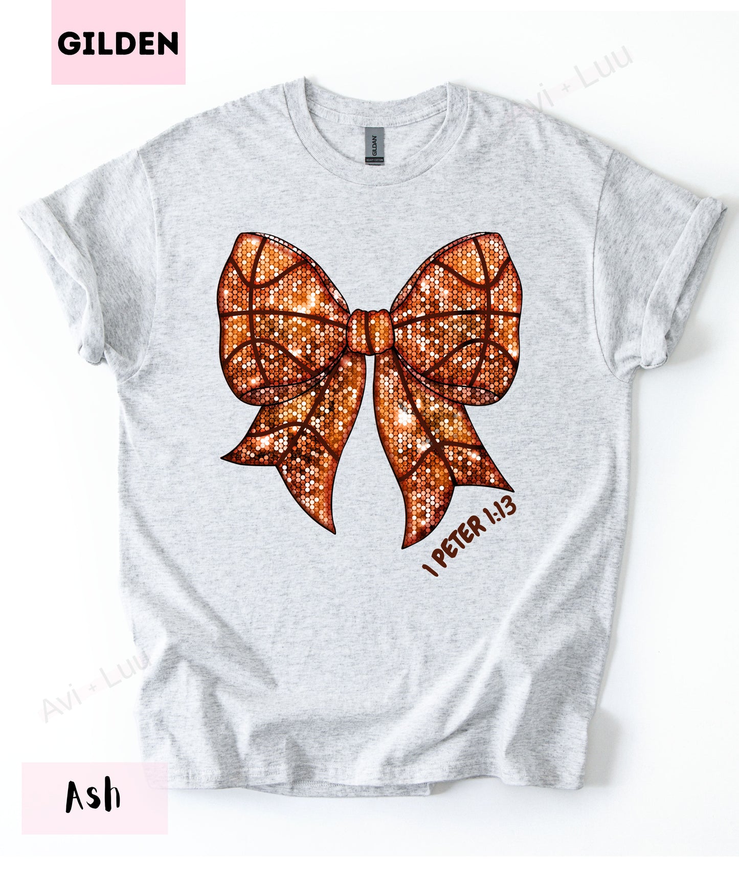 Basketball Bow | Gilden Unisex T-Shirt