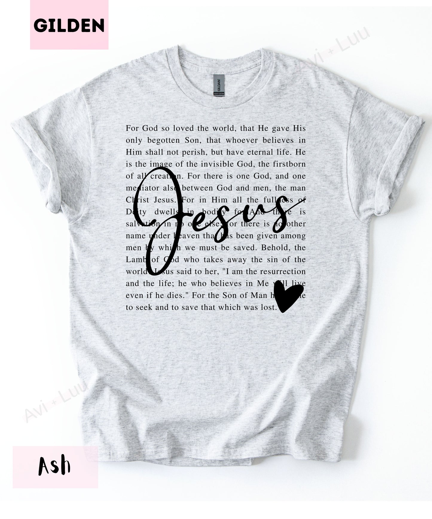 Jesus Scripture | Gilden Unisex T-Shirt