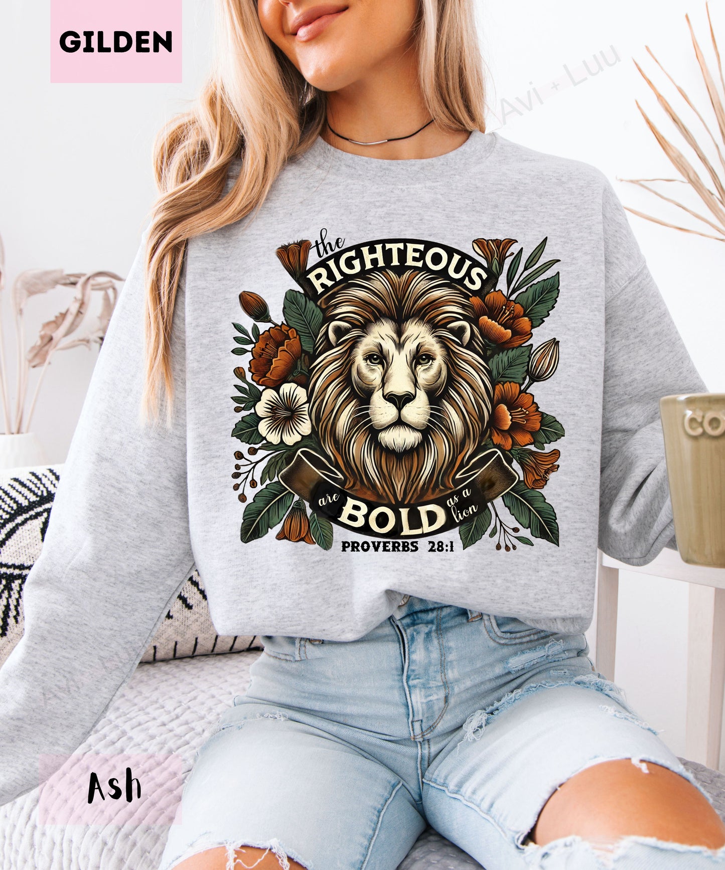 Righteous Bold | Gilden Unisex Sweatshirt