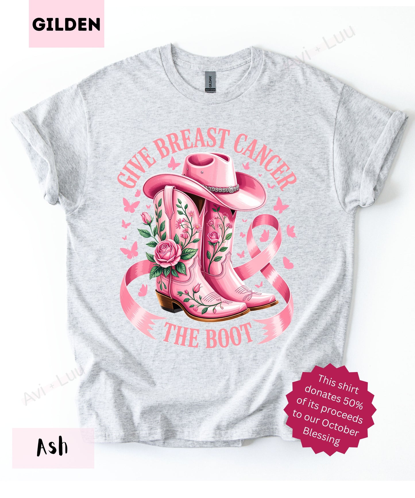 Pink Boot | Gilden Unisex T-Shirt