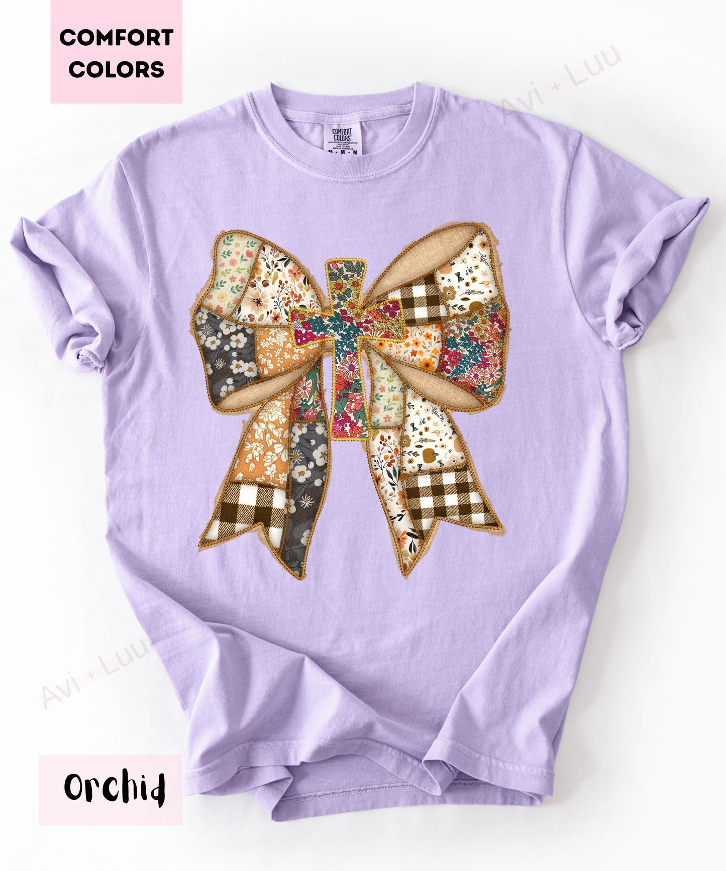 Fabric Bow | Comfort Colors Unisex T-Shirt