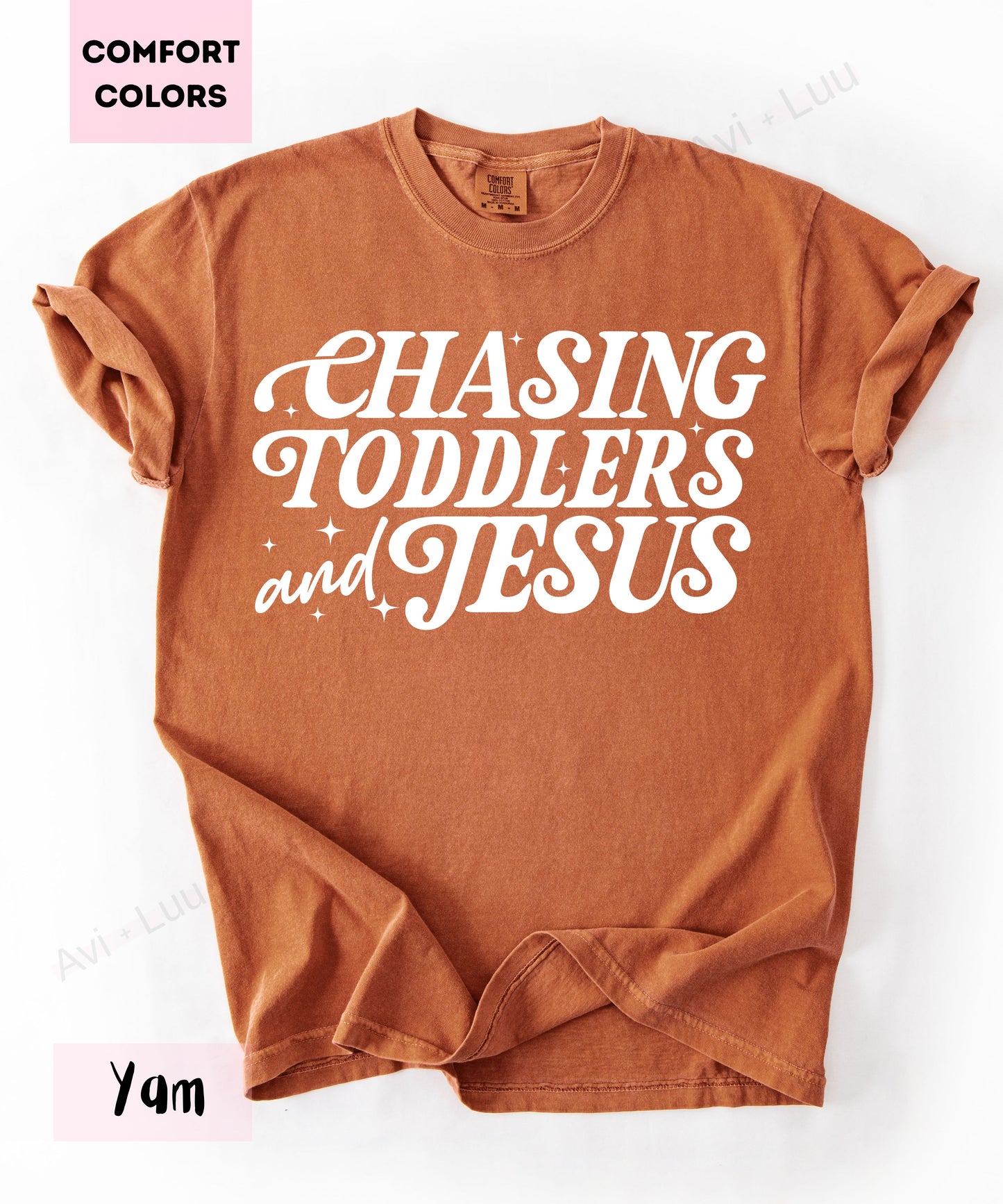 Chasing Toddlers and Jesus | Comfort Colors Unisex T-Shirt