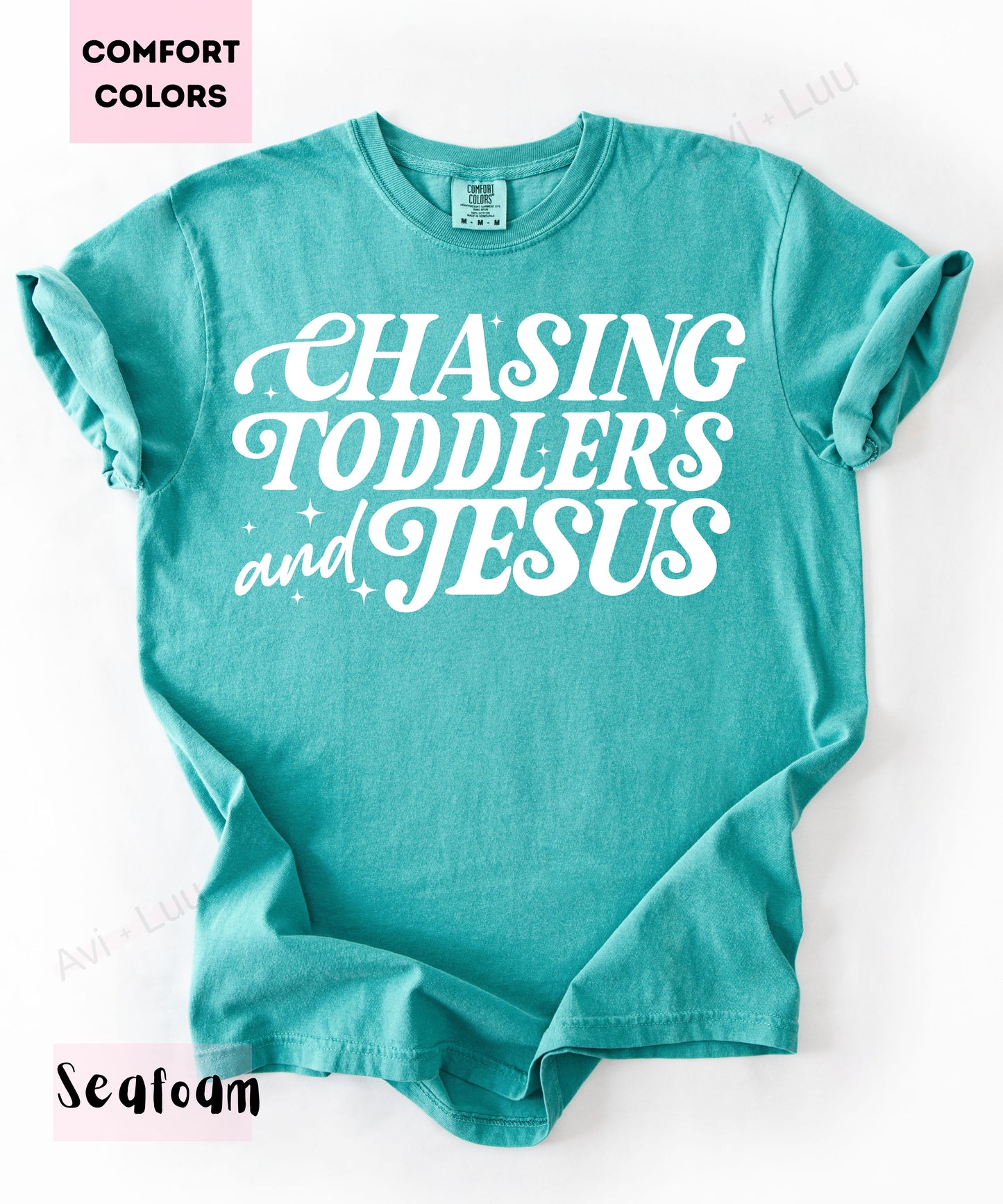 Chasing Toddlers and Jesus | Comfort Colors Unisex T-Shirt