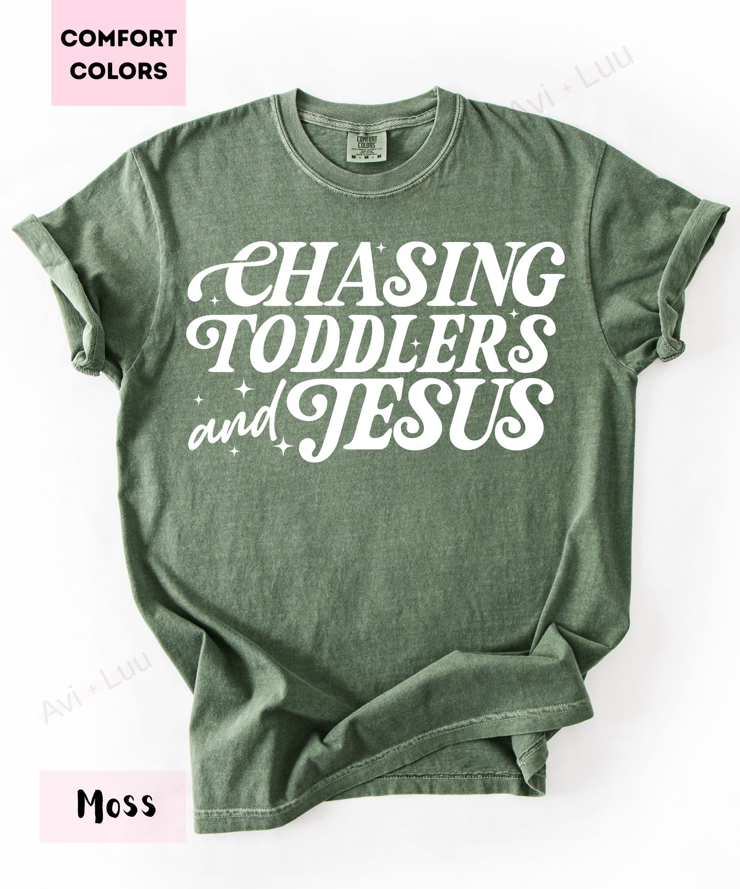 Chasing Toddlers and Jesus | Comfort Colors Unisex T-Shirt