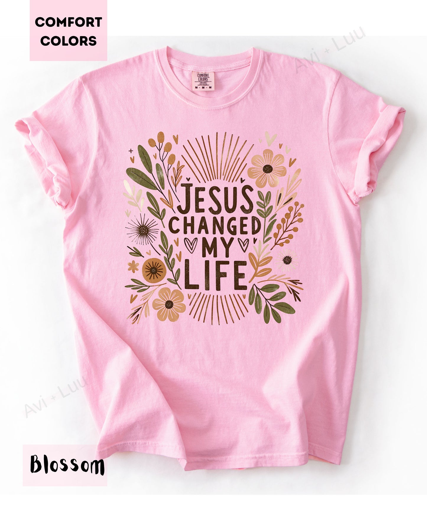 Jesus Changed My Life | Comfort Colors Unisex T-Shirt