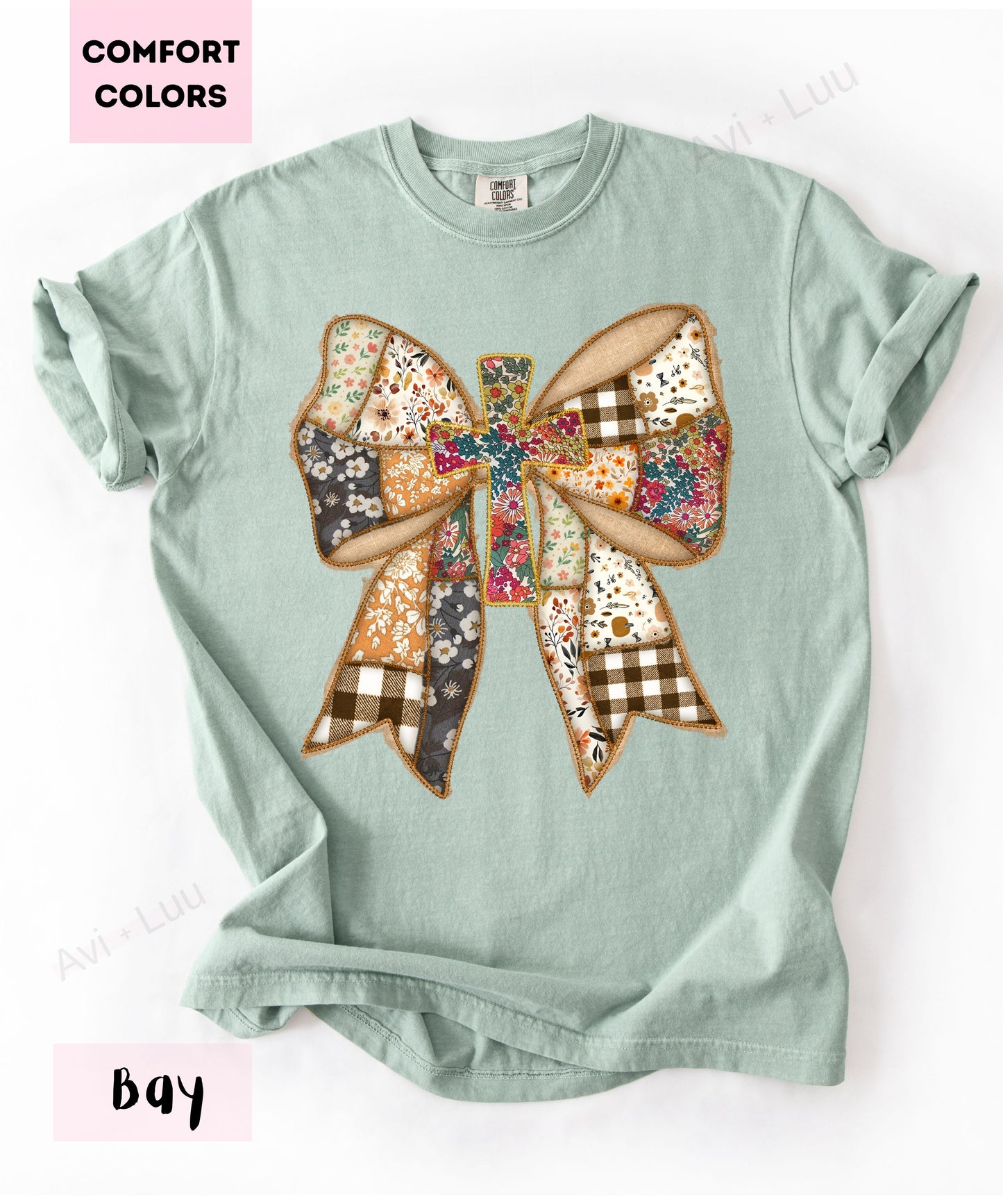 Fabric Bow | Comfort Colors Unisex T-Shirt