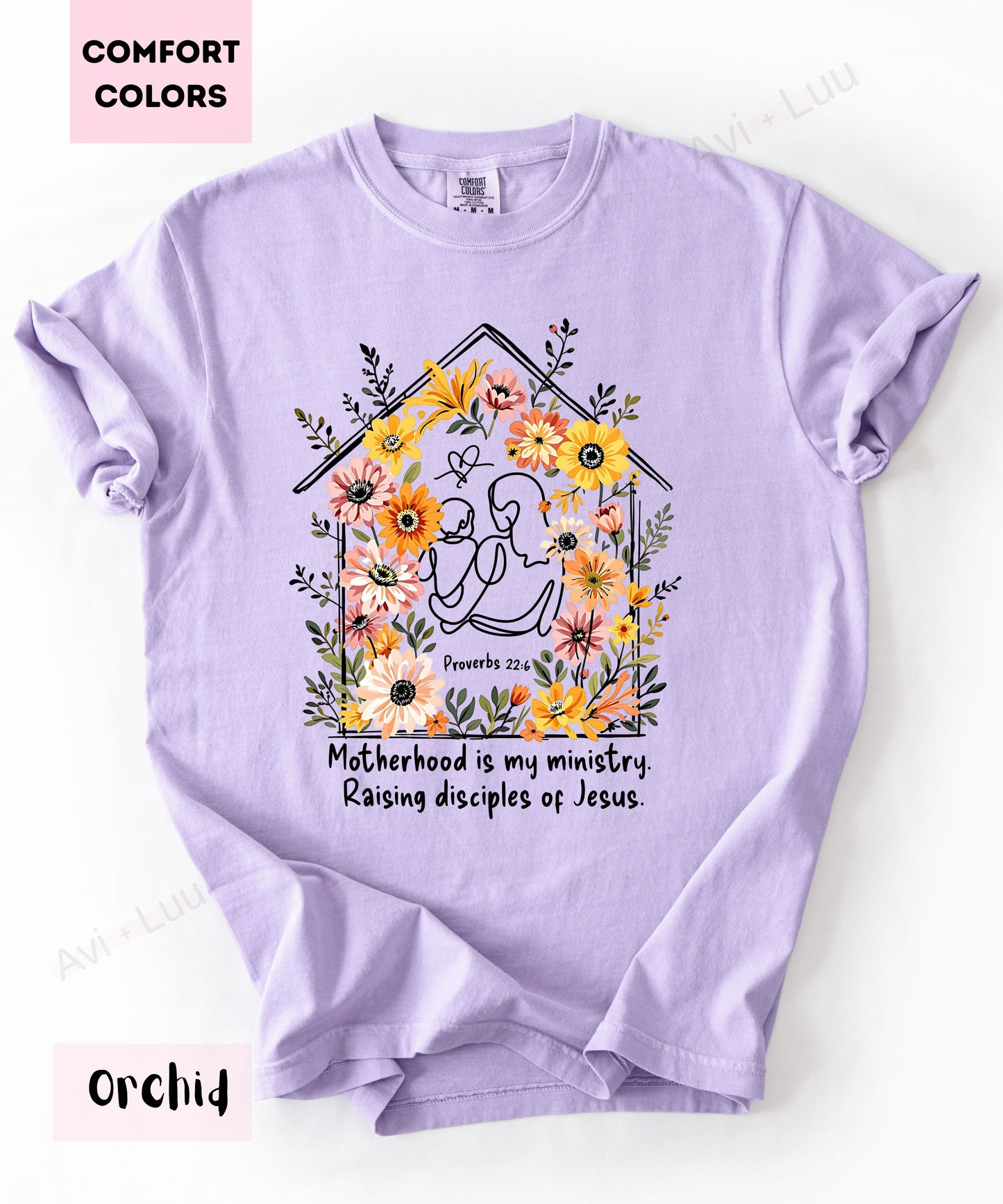 Motherhood Is My Ministry | Comfort Colors Unisex T-Shirt