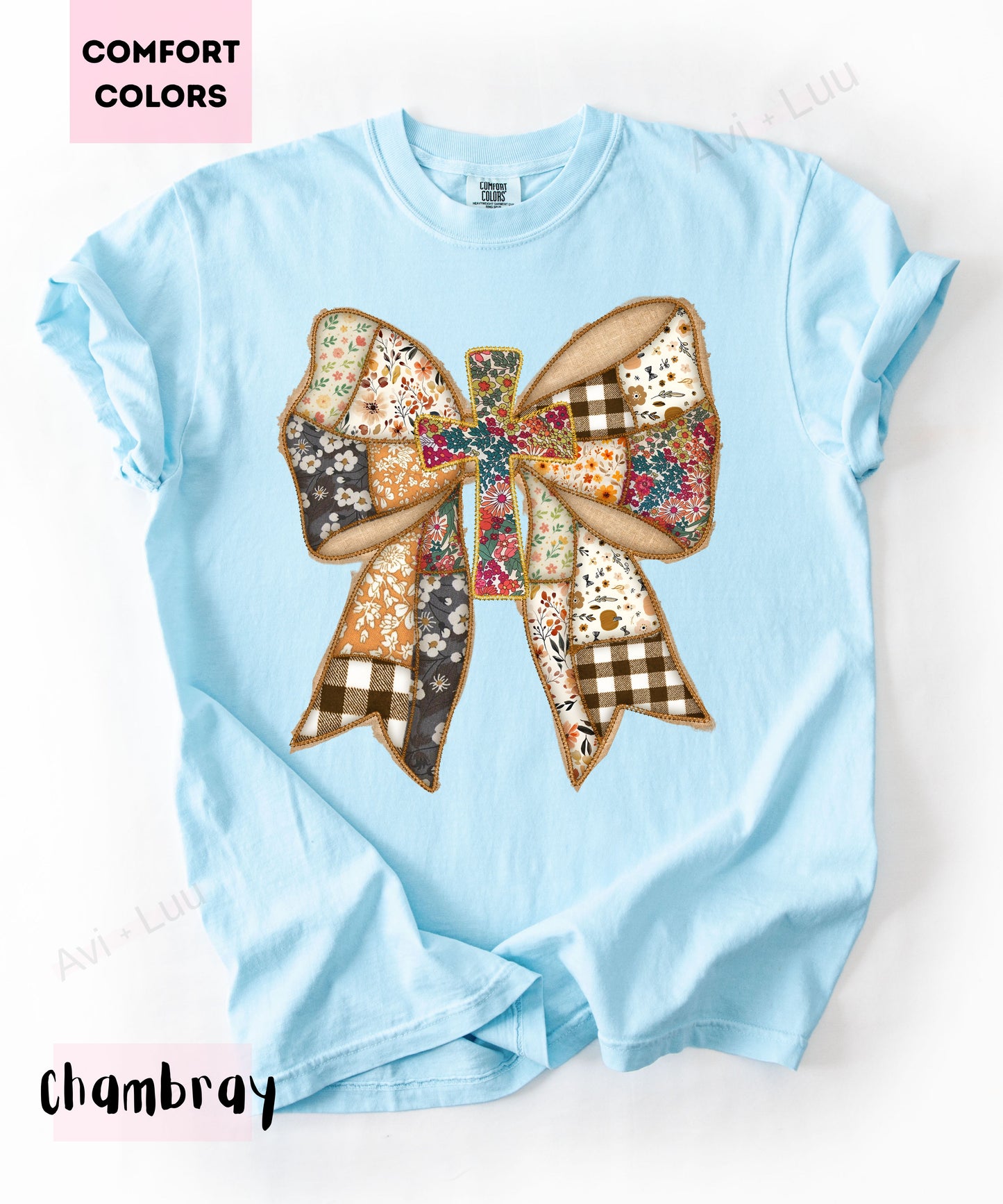 Fabric Bow | Comfort Colors Unisex T-Shirt