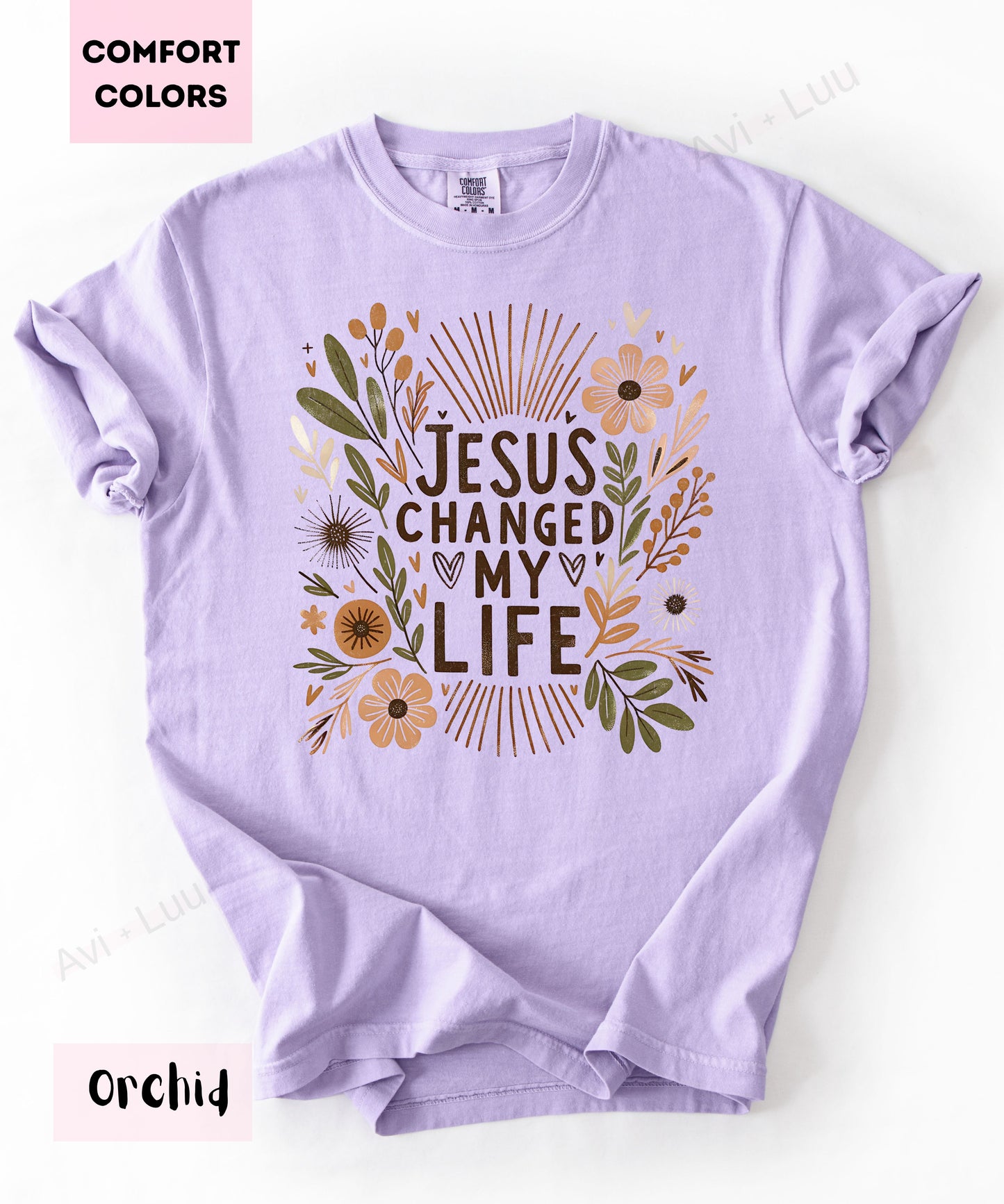 Jesus Changed My Life | Comfort Colors Unisex T-Shirt
