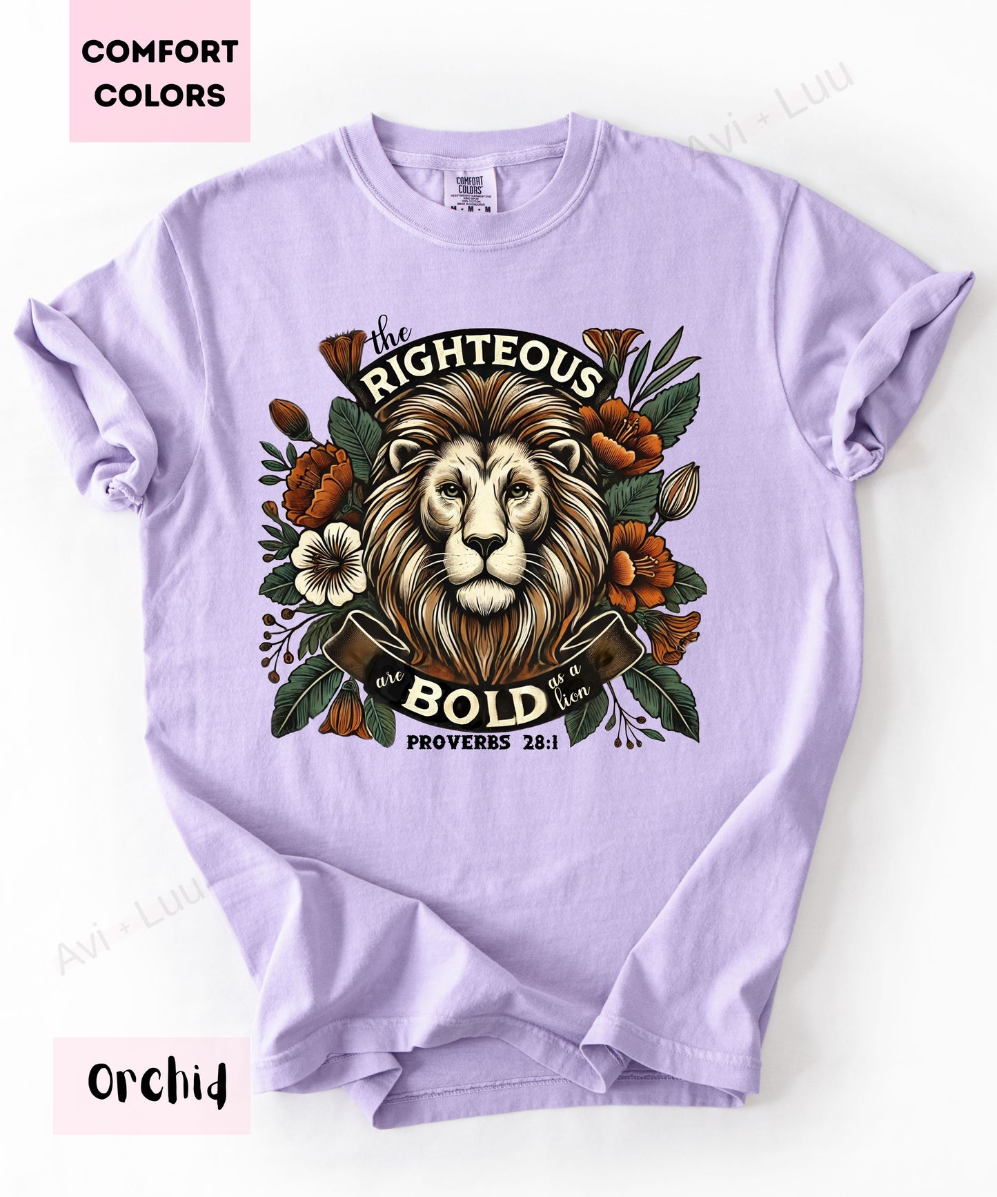 Righteous Lion | Comfort Colors Unisex T-Shirt