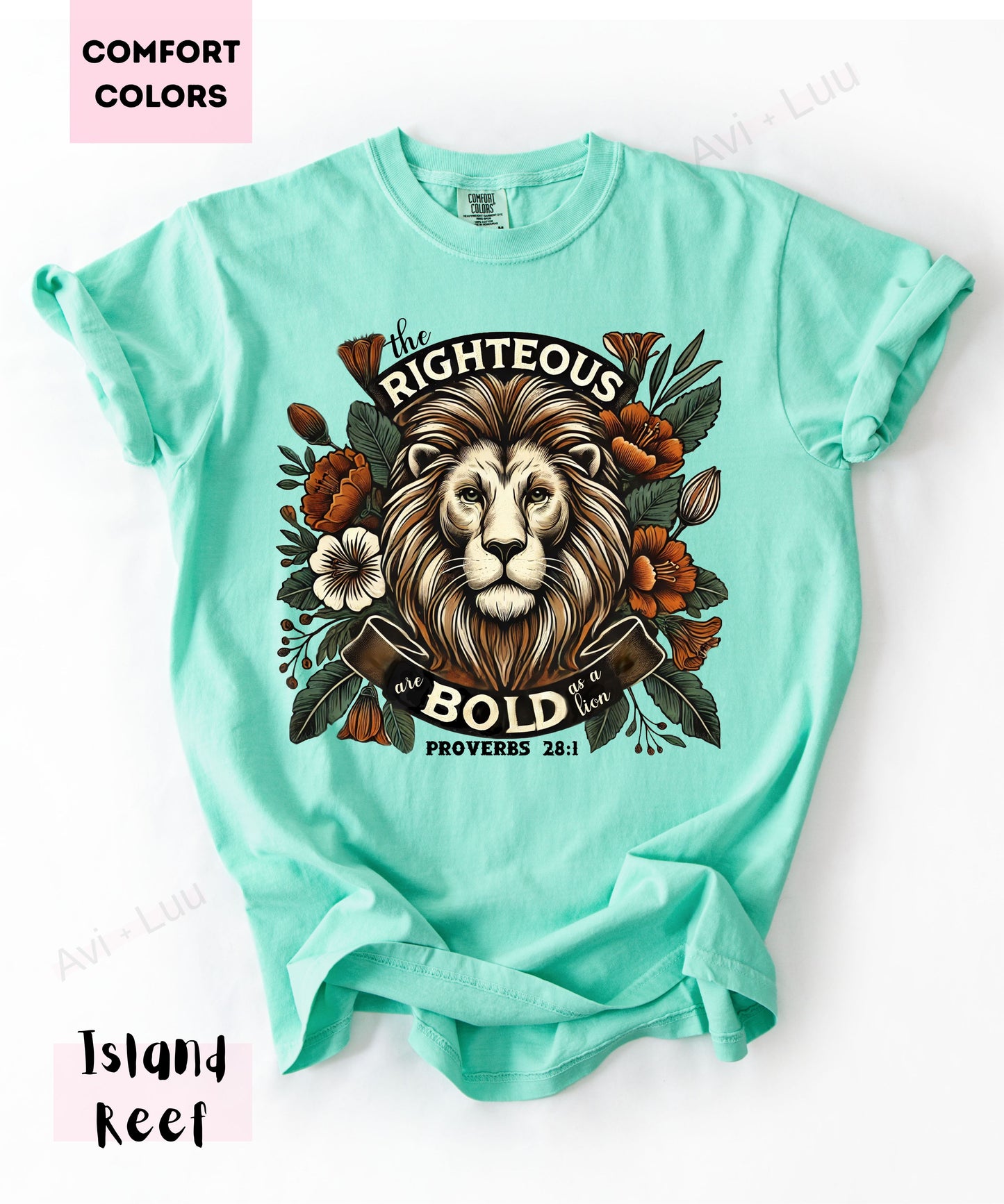 Righteous Lion | Comfort Colors Unisex T-Shirt