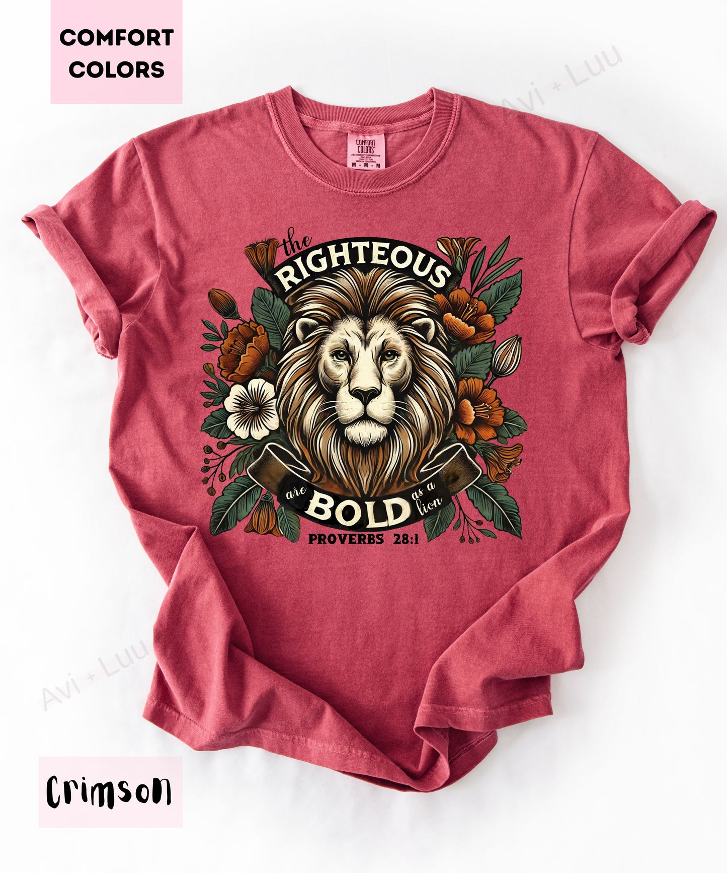 Righteous Lion | Comfort Colors Unisex T-Shirt
