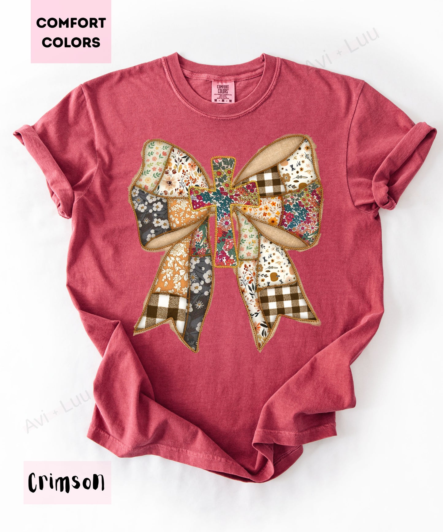 Fabric Bow | Comfort Colors Unisex T-Shirt