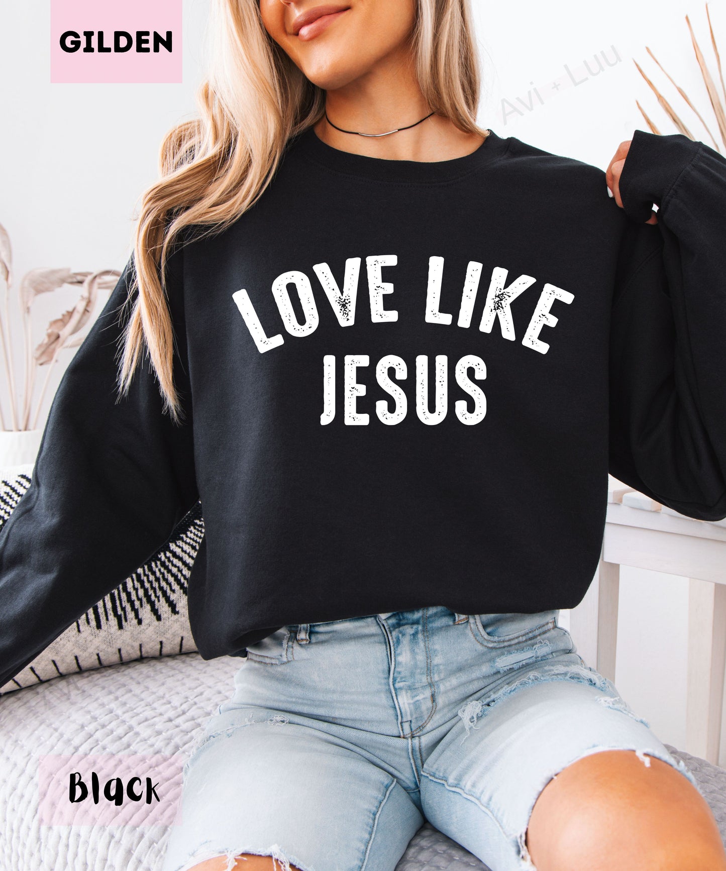 Love Like Jesus | Gilden Unisex Sweatshirt