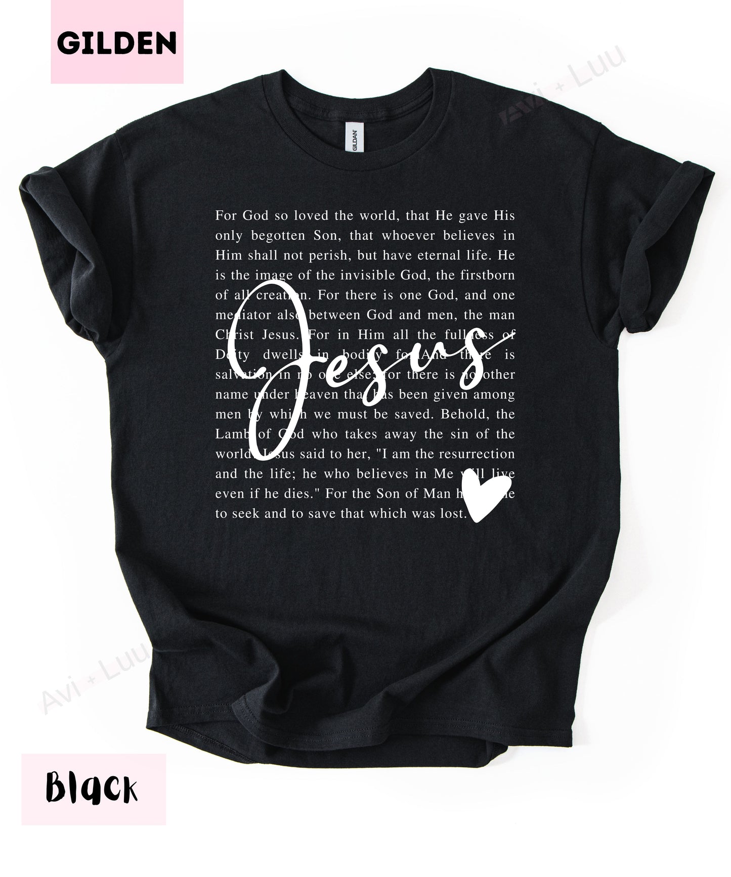 Jesus Scripture | Gilden Unisex T-Shirt