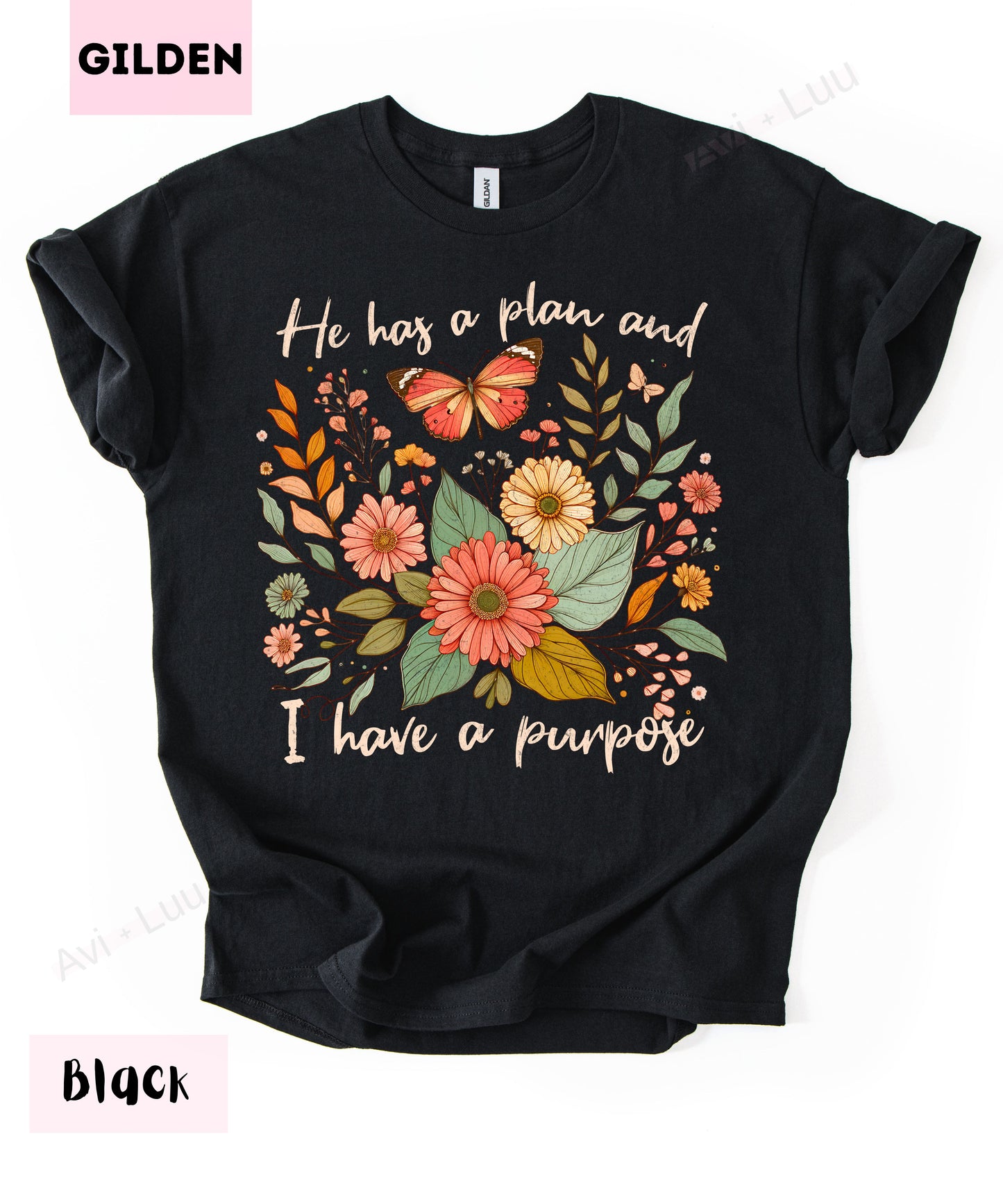 He Has A Plan | Gilden Unisex T-Shirt