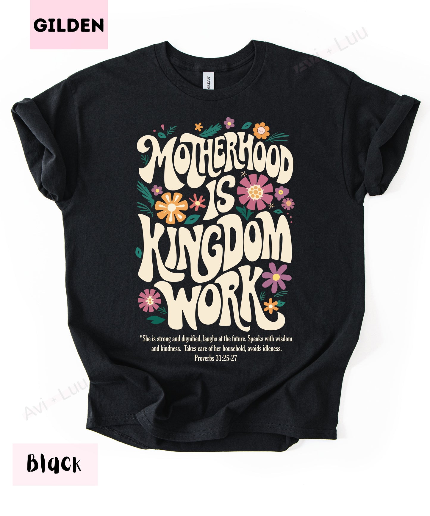 Motherhood Is Kingdom Work | Gilden Unisex T-Shirt