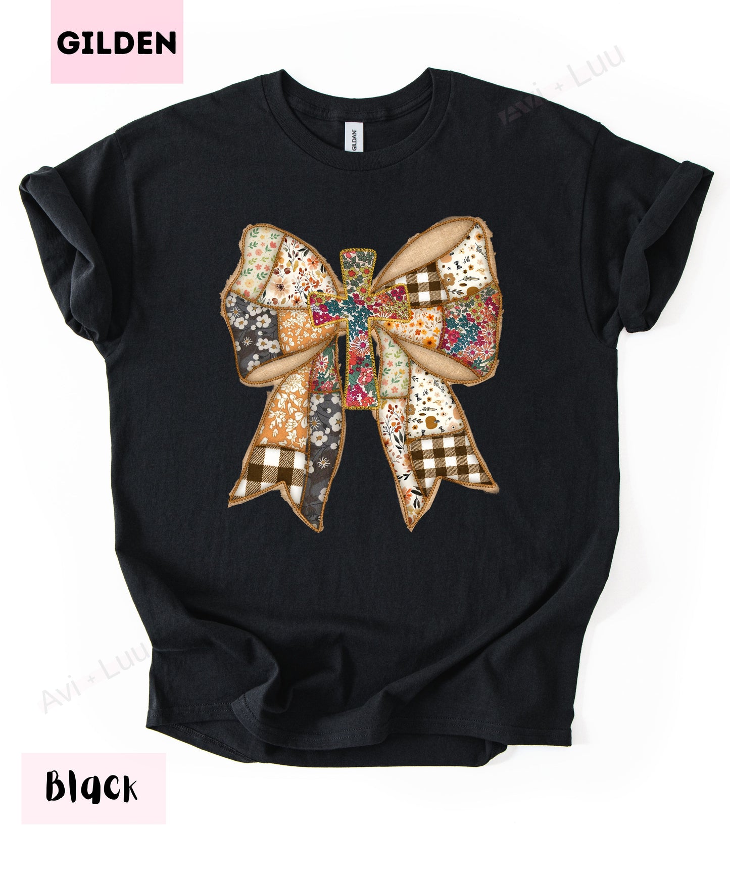 Fabric Bow | Gilden Unisex T-Shirt