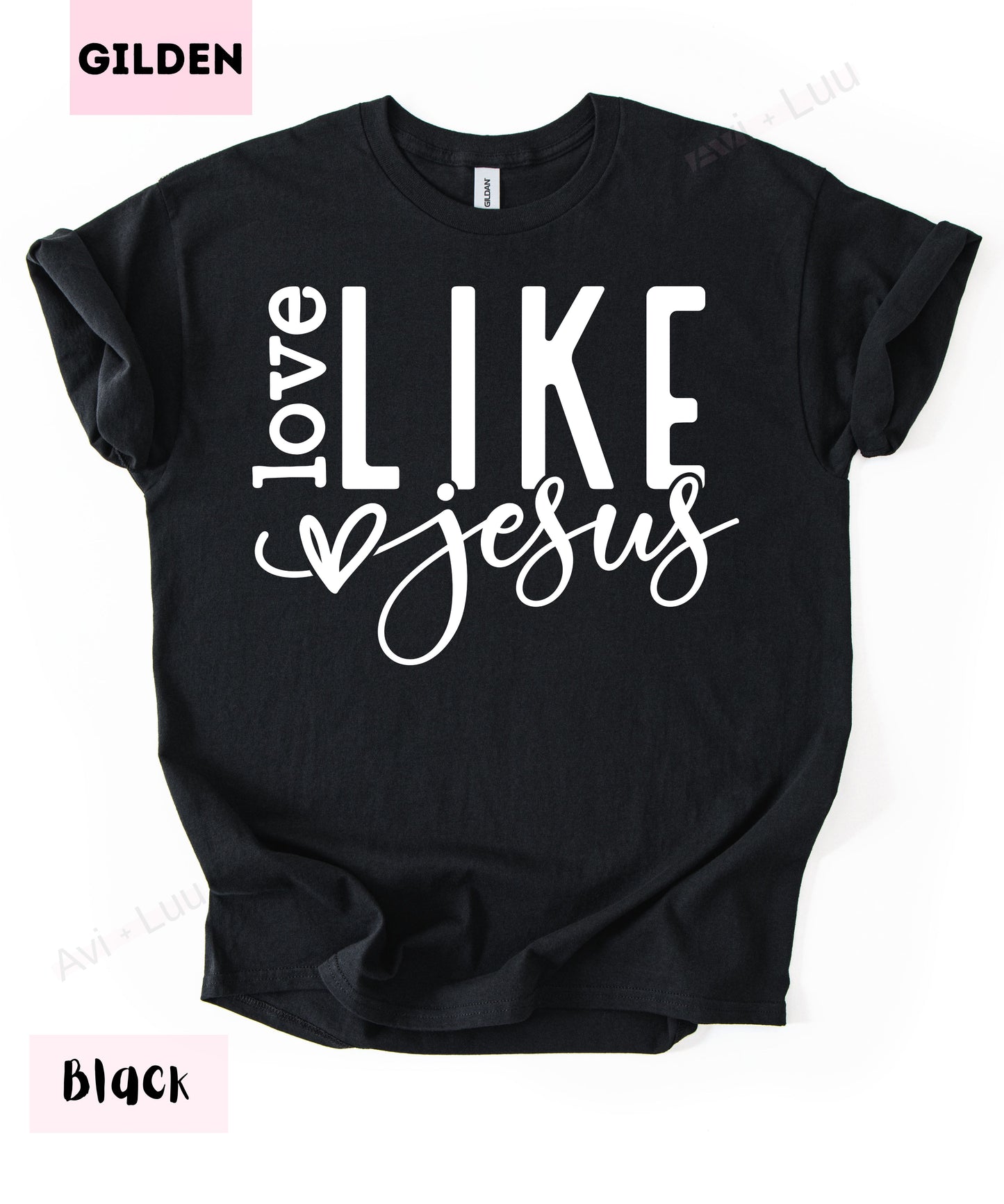 Love Like Jesus Heart | Gilden Unisex T-Shirt