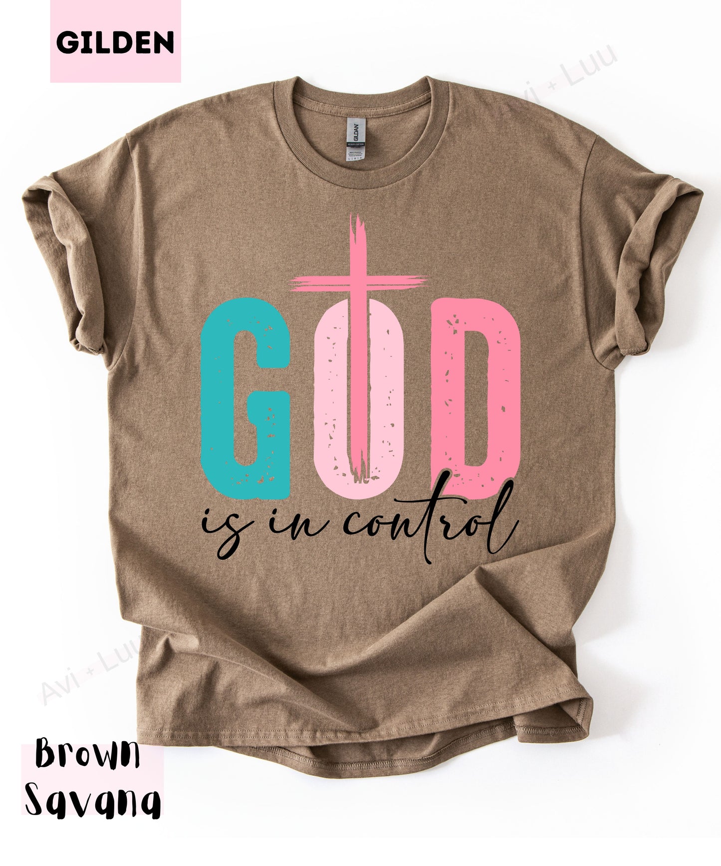 God Is In Control | Gilden Unisex T-Shirt