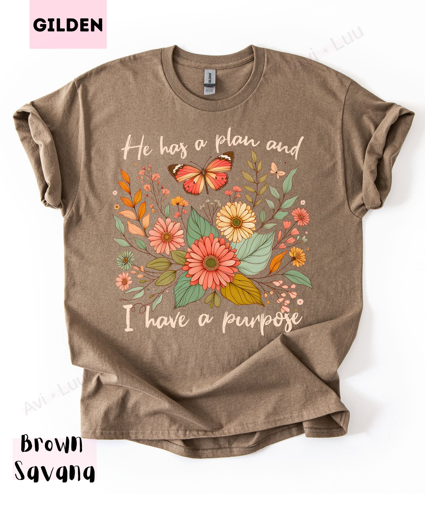 He Has A Plan | Gilden Unisex T-Shirt