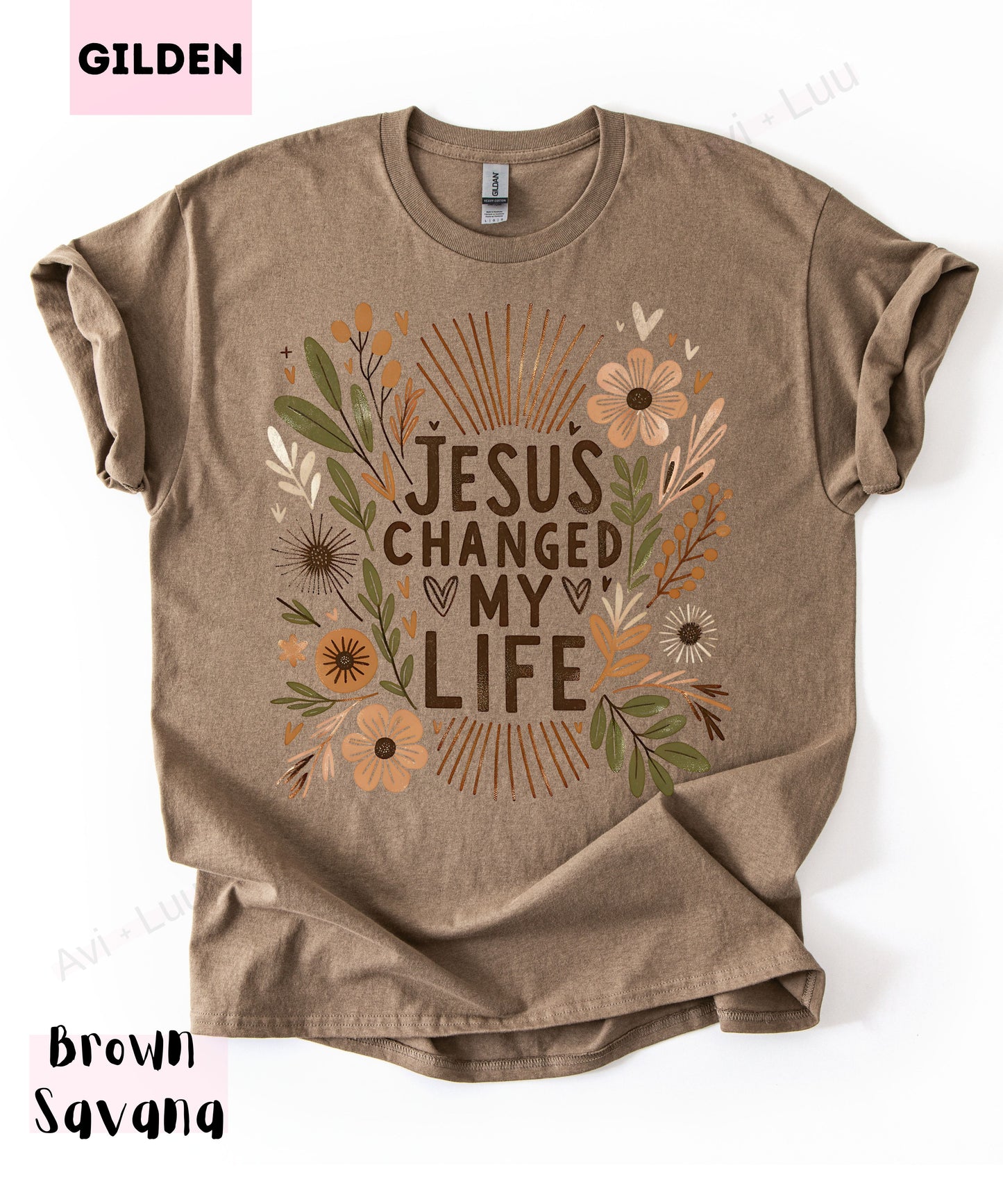 Jesus Changed My Life | Gilden Unisex T-Shirt