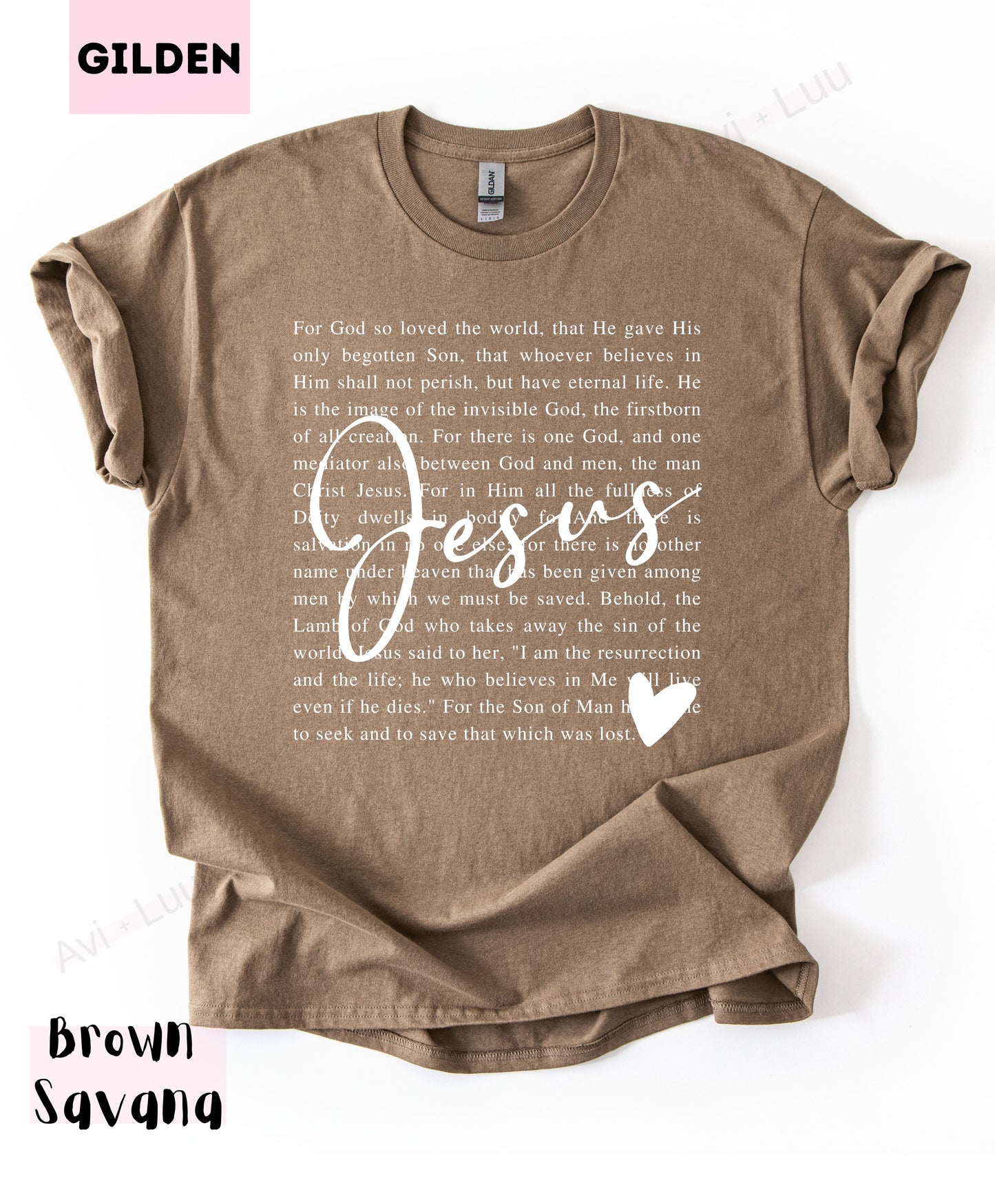 Jesus Scripture | Gilden Unisex T-Shirt