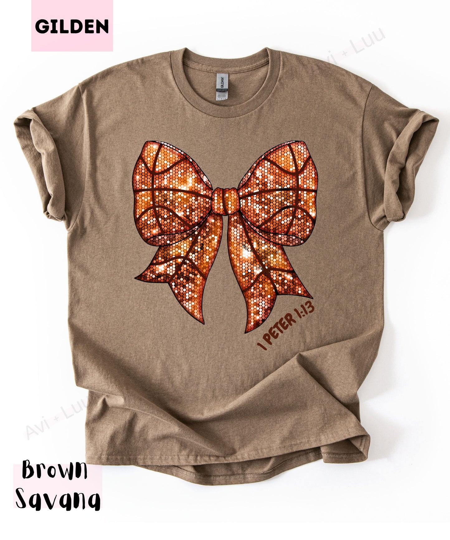 Basketball Bow | Gilden Unisex T-Shirt
