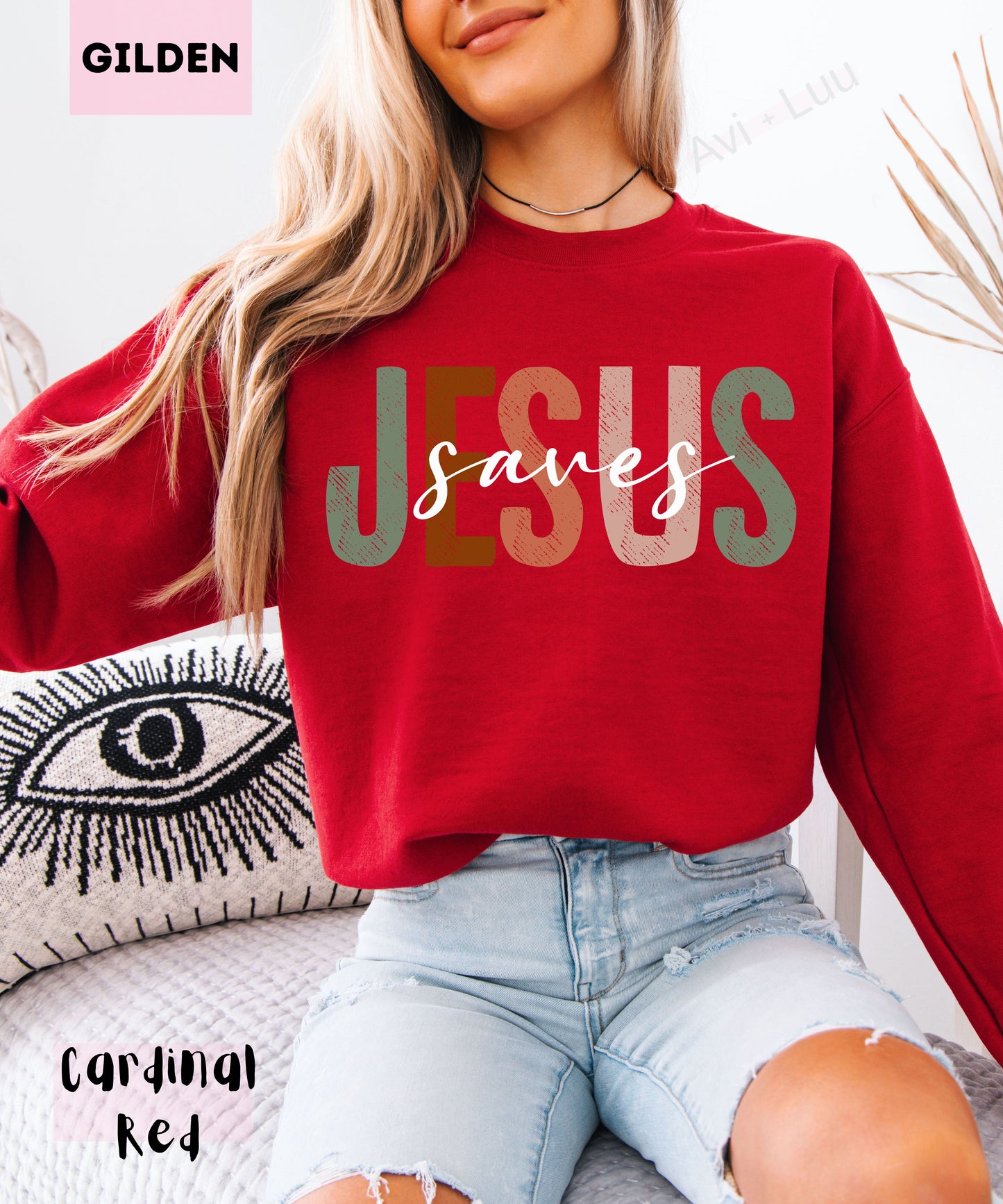 Jesus Saves | Gilden Unisex Sweatshirt
