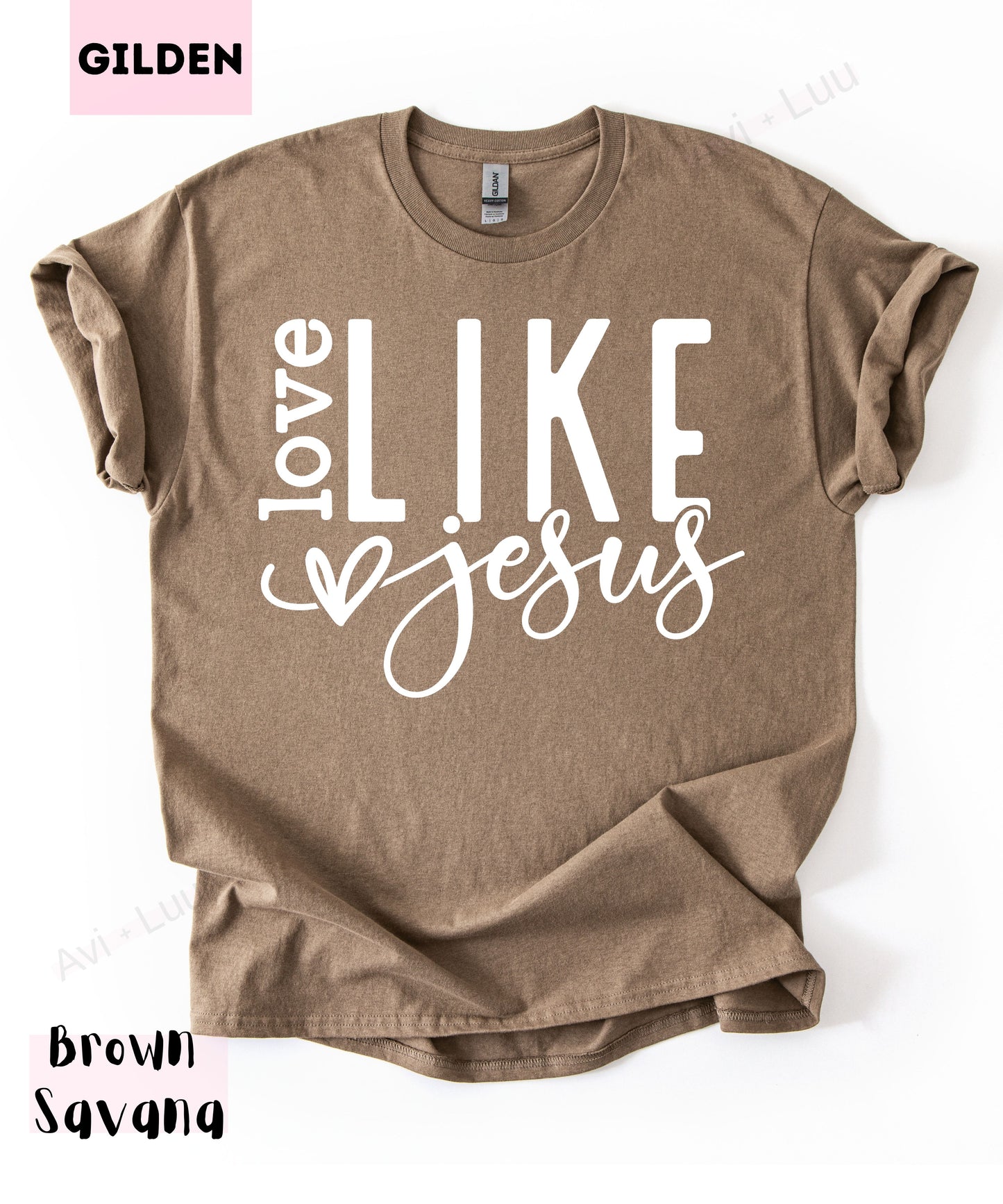 Love Like Jesus Heart | Gilden Unisex T-Shirt