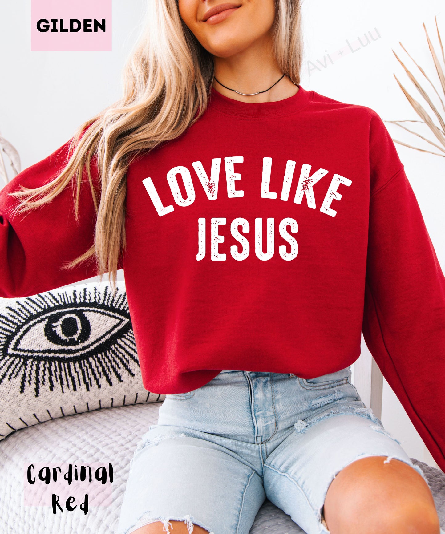 Love Like Jesus | Gilden Unisex Sweatshirt