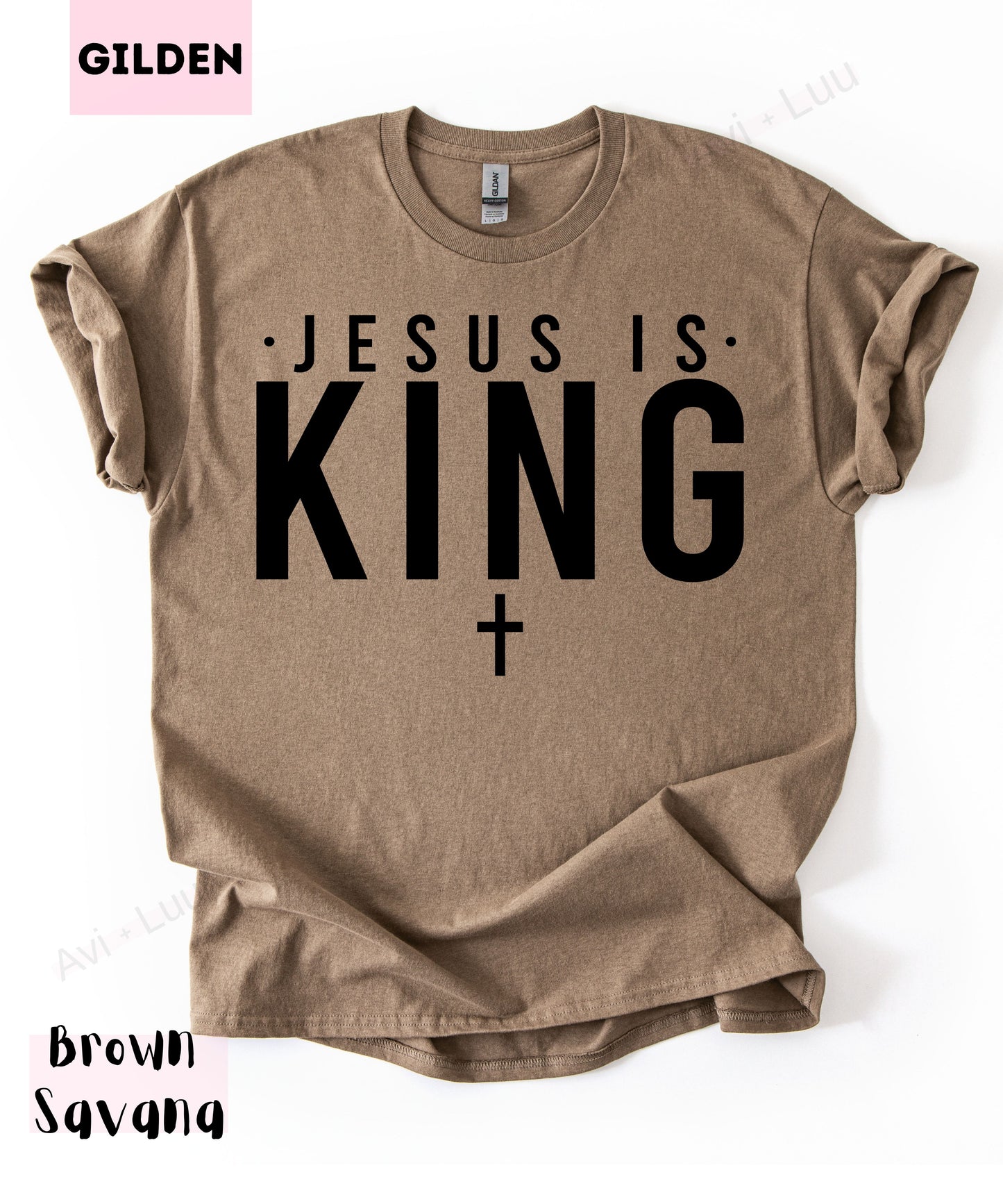 Jesus Is King | Gilden Unisex T-Shirt