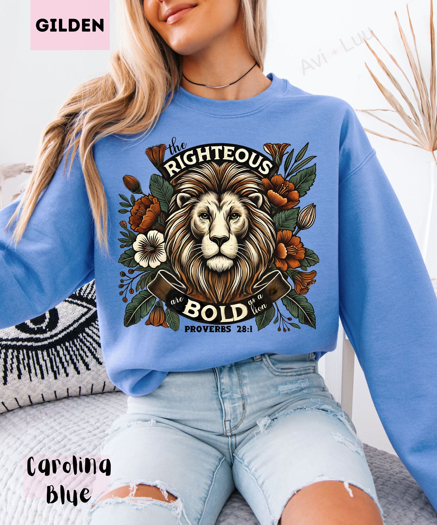 Righteous Bold | Gilden Unisex Sweatshirt