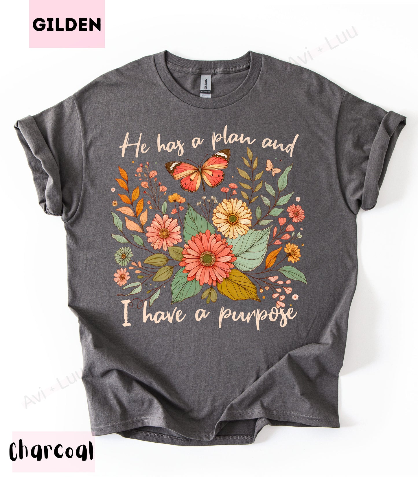 He Has A Plan | Gilden Unisex T-Shirt