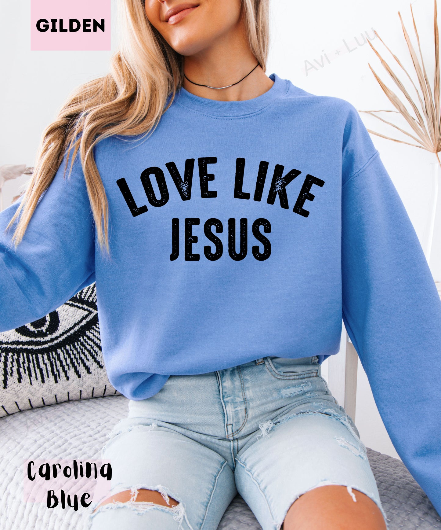 Love Like Jesus | Gilden Unisex Sweatshirt