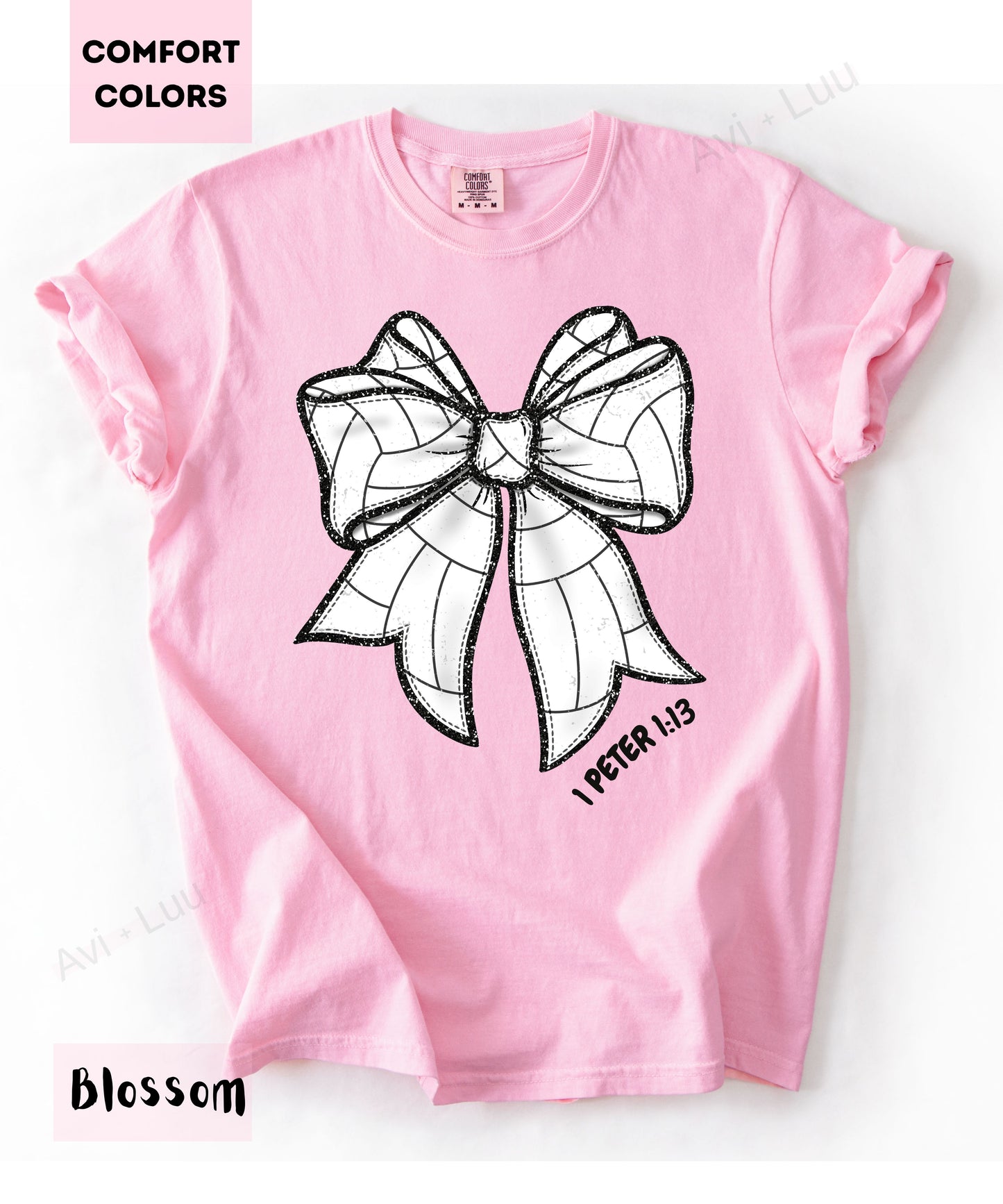Volleyball Bow | Comfort Colors Unisex T-Shirt