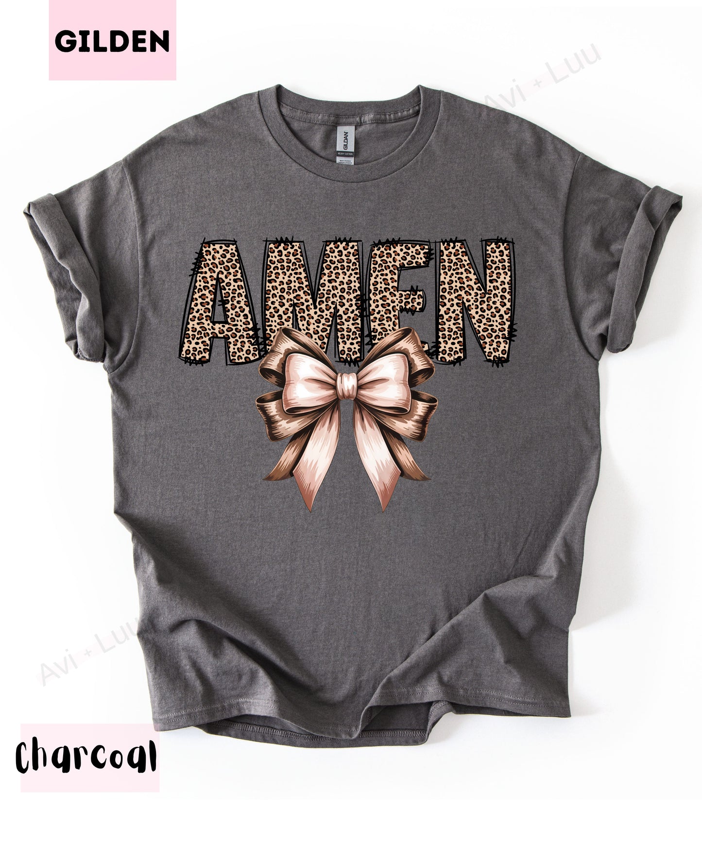 Cheetah Amen | Gilden Unisex T-Shirt