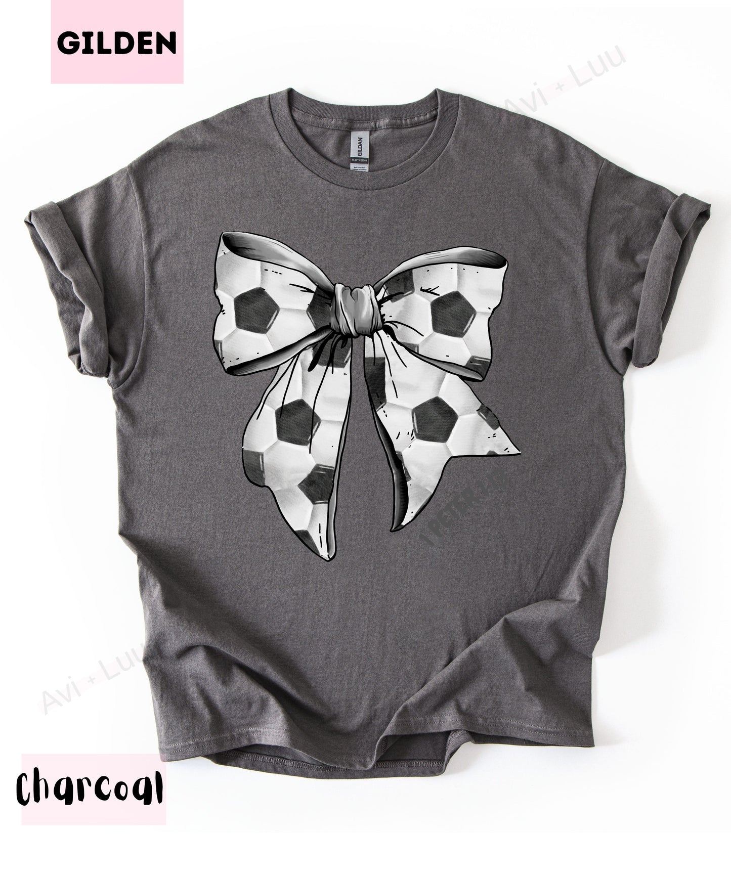 Soccer Bow | Gilden Unisex T-Shirt
