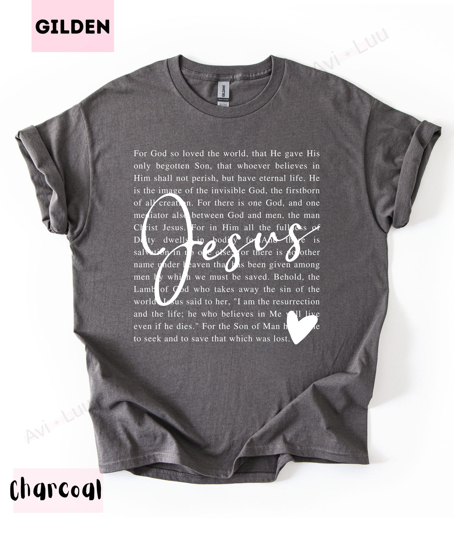 Jesus Scripture | Gilden Unisex T-Shirt