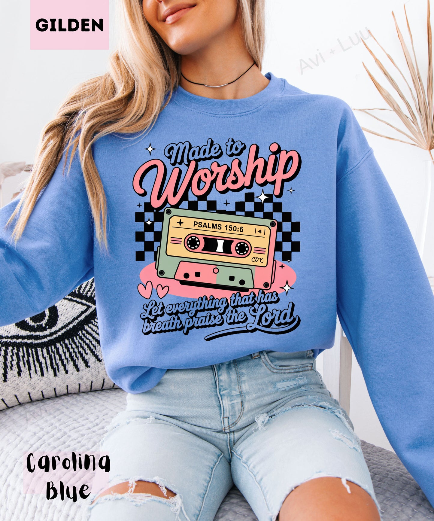 Made To Worship | Gilden Unisex Sweatshirt