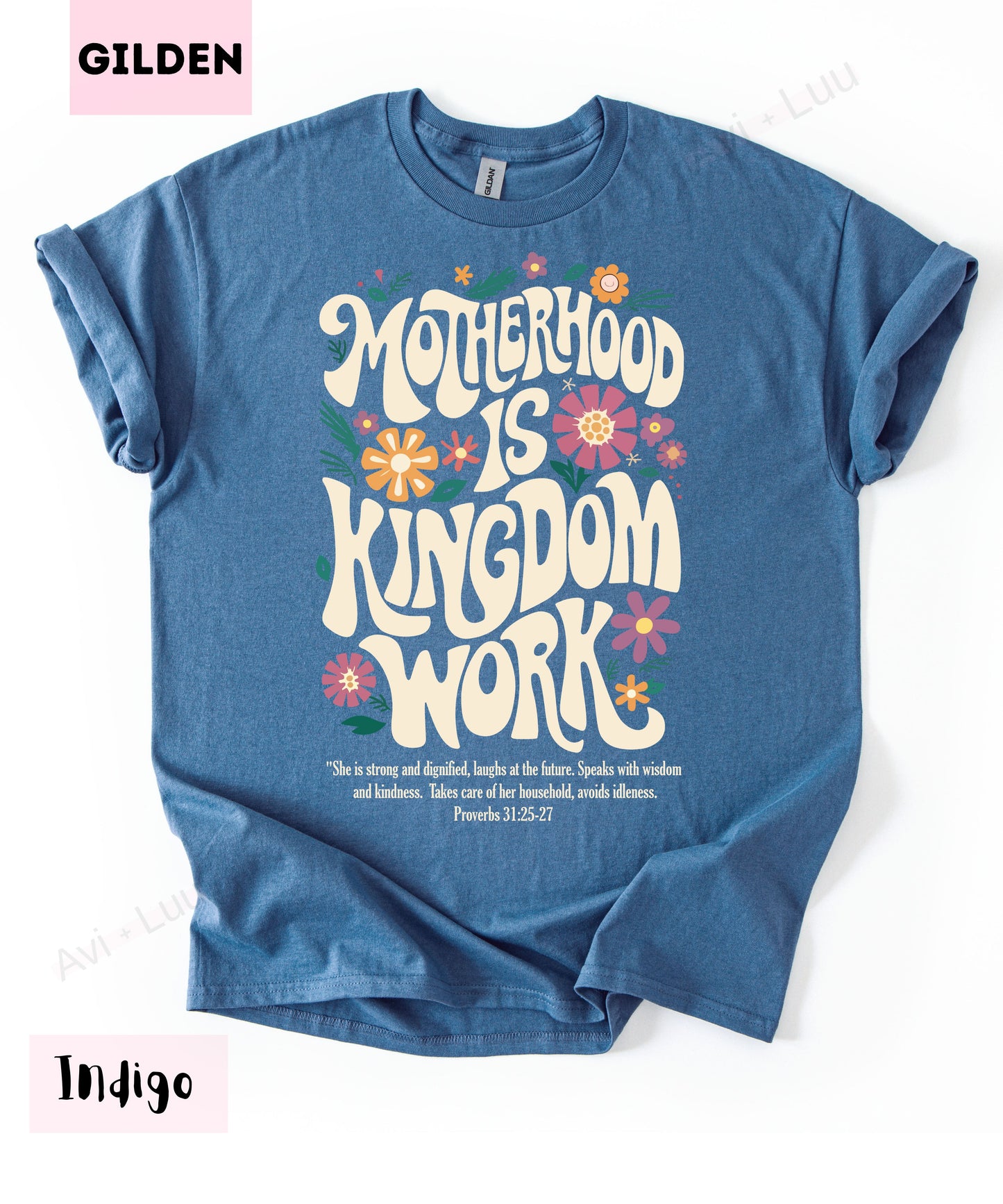 Motherhood Is Kingdom Work | Gilden Unisex T-Shirt