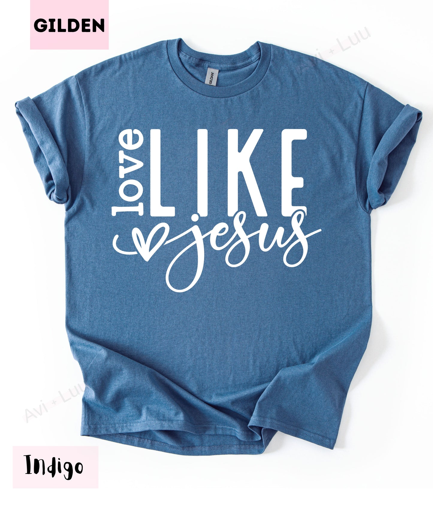 Love Like Jesus Heart | Gilden Unisex T-Shirt