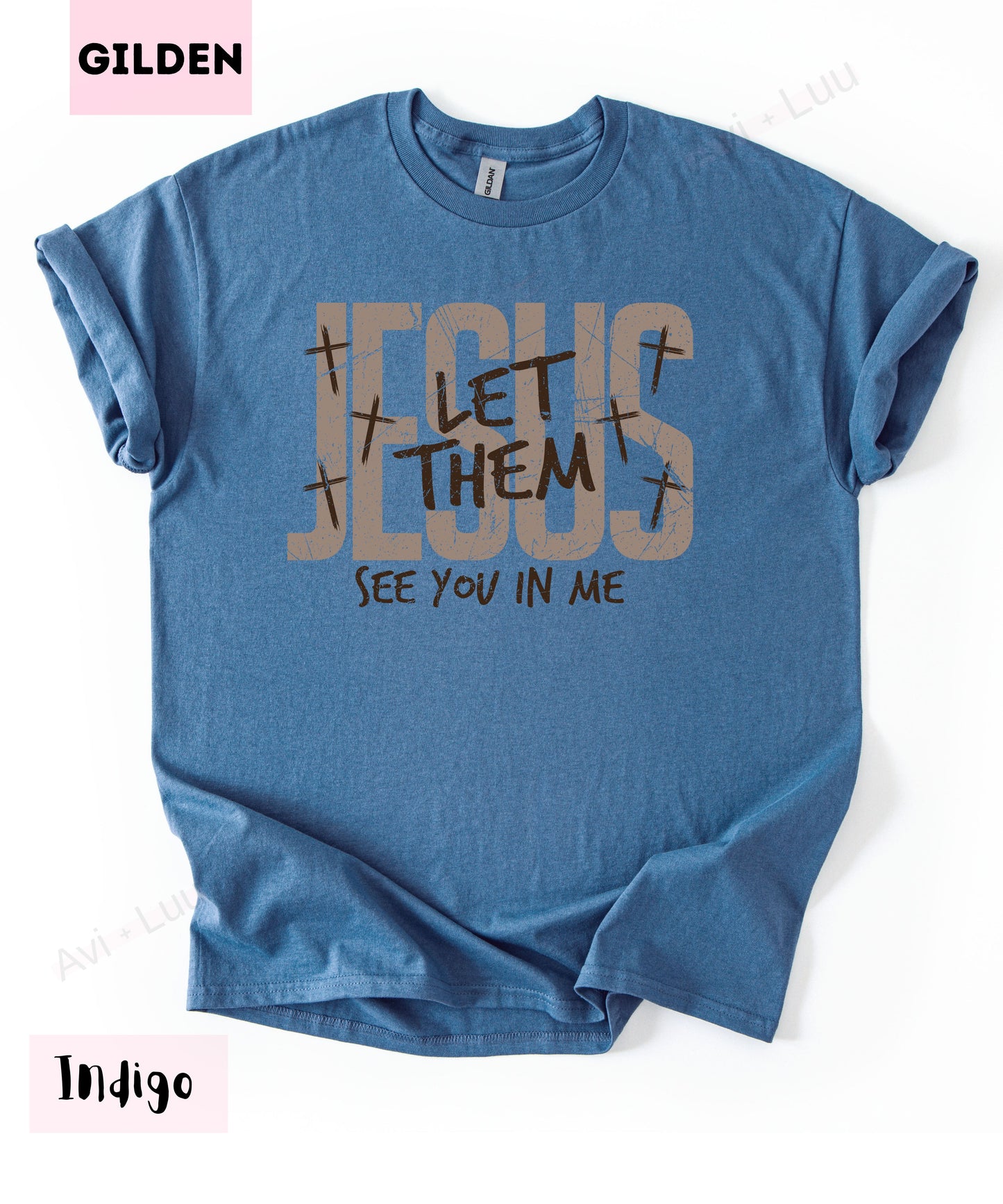 Jesus Let Them | Gilden Unisex T-Shirt