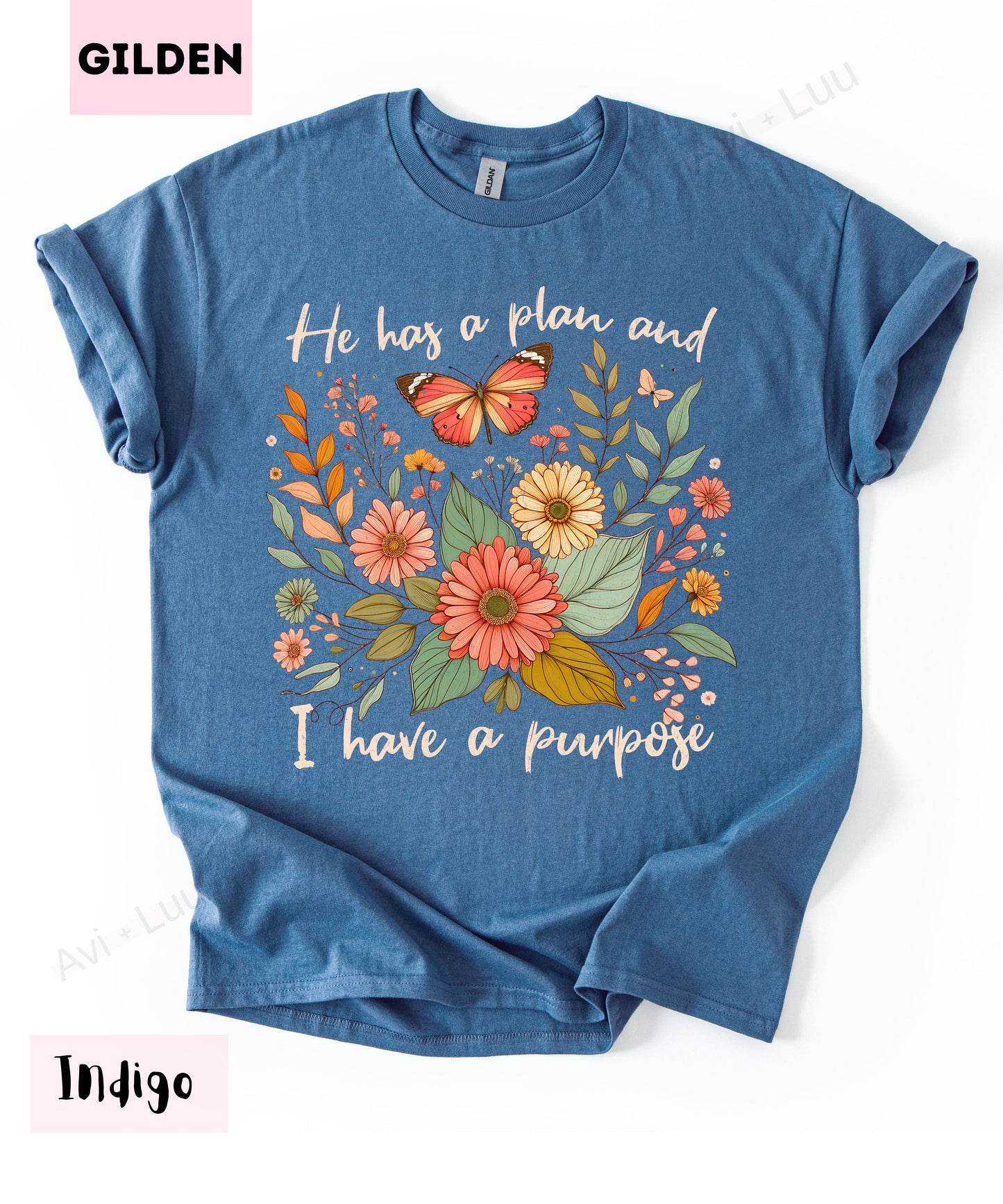 He Has A Plan | Gilden Unisex T-Shirt