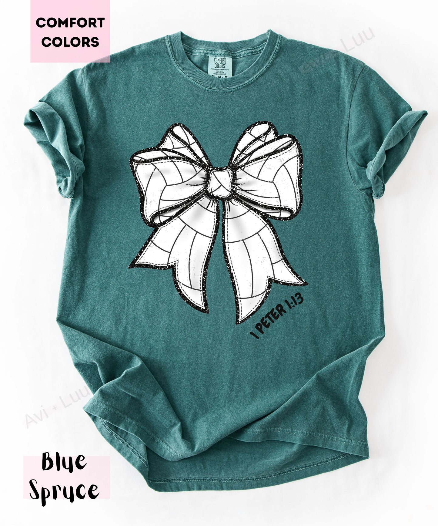 Volleyball Bow | Comfort Colors Unisex T-Shirt