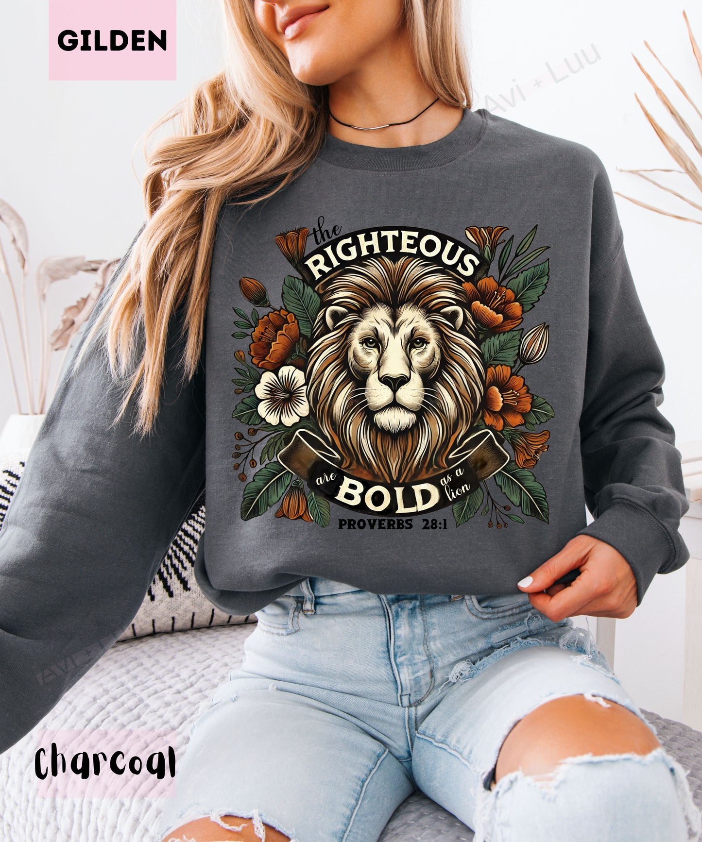 Righteous Bold | Gilden Unisex Sweatshirt