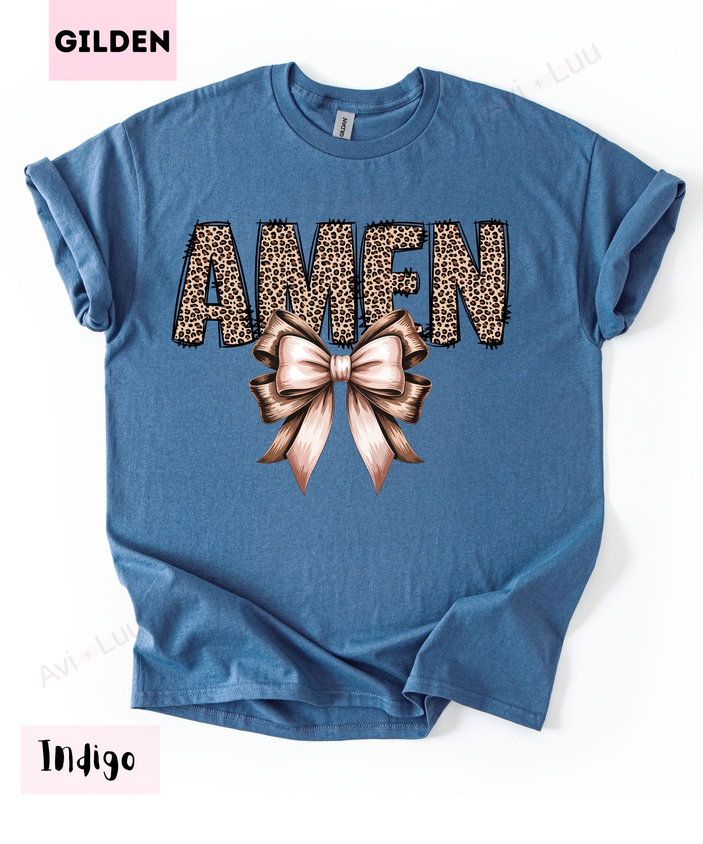 Cheetah Amen | Gilden Unisex T-Shirt